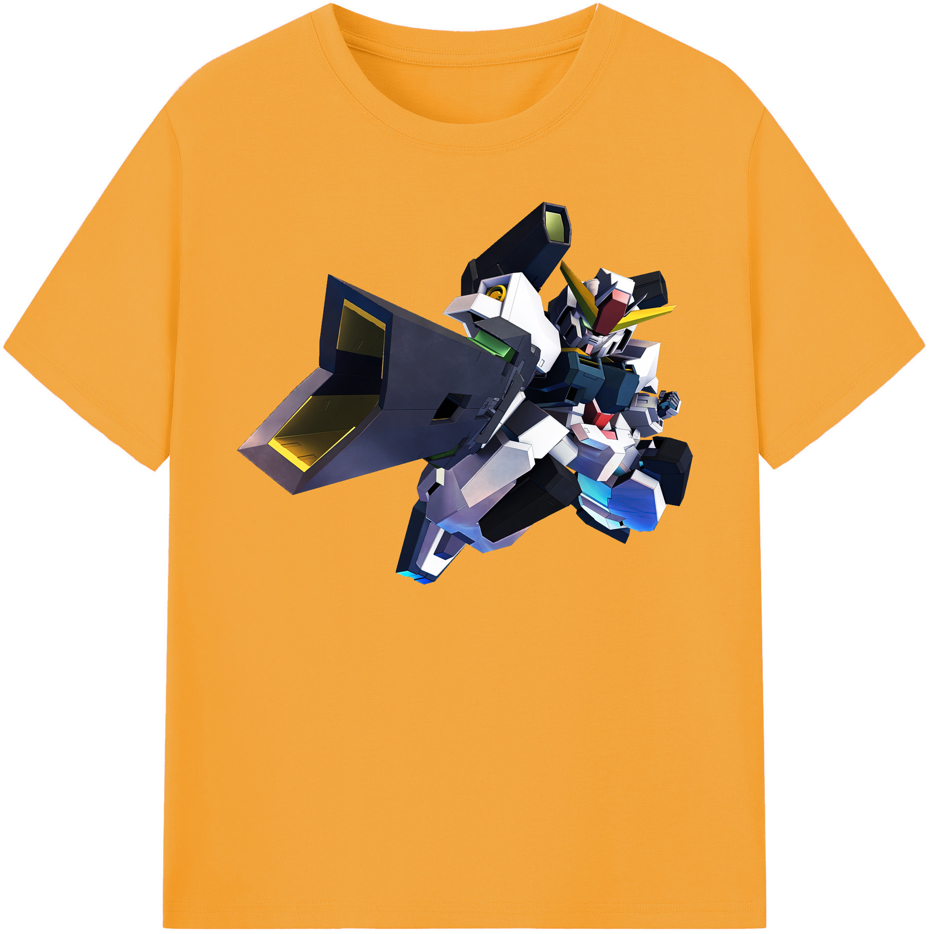 （画像用） 機動戦士ガンダム Mobile Suit Gundam レディースカジュアルプリントTシャツ（綿100％）