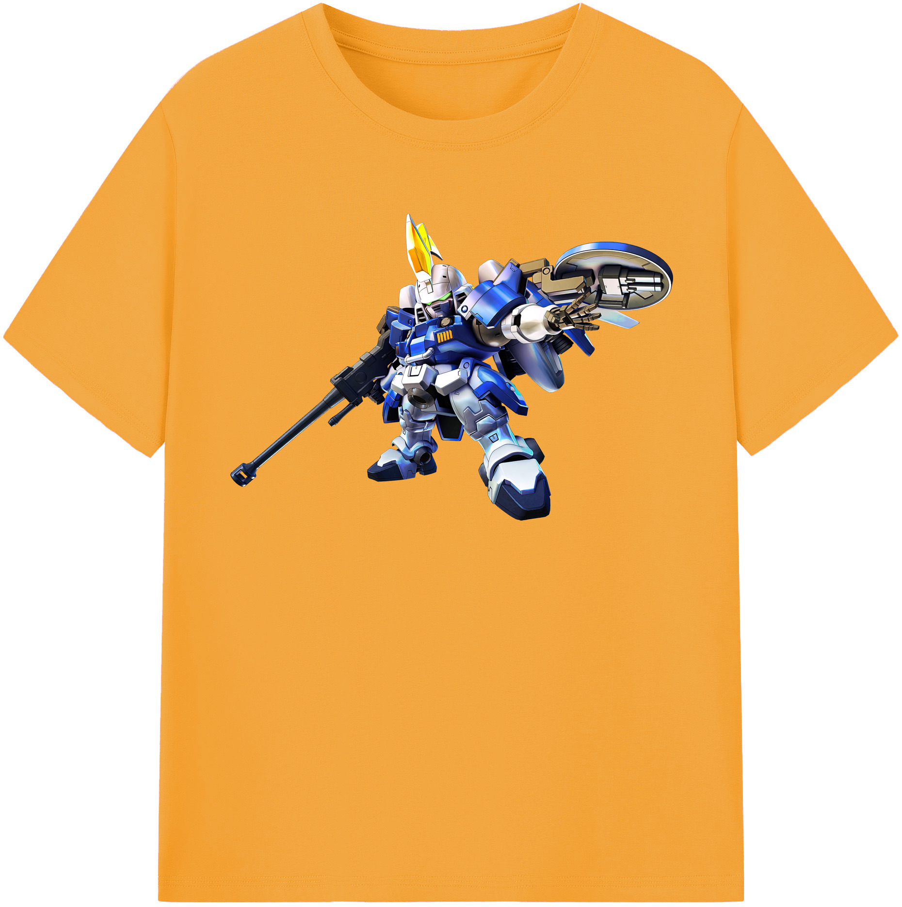 （画像用） 機動戦士ガンダム Mobile Suit Gundam レディースカジュアルプリントTシャツ（綿100％）