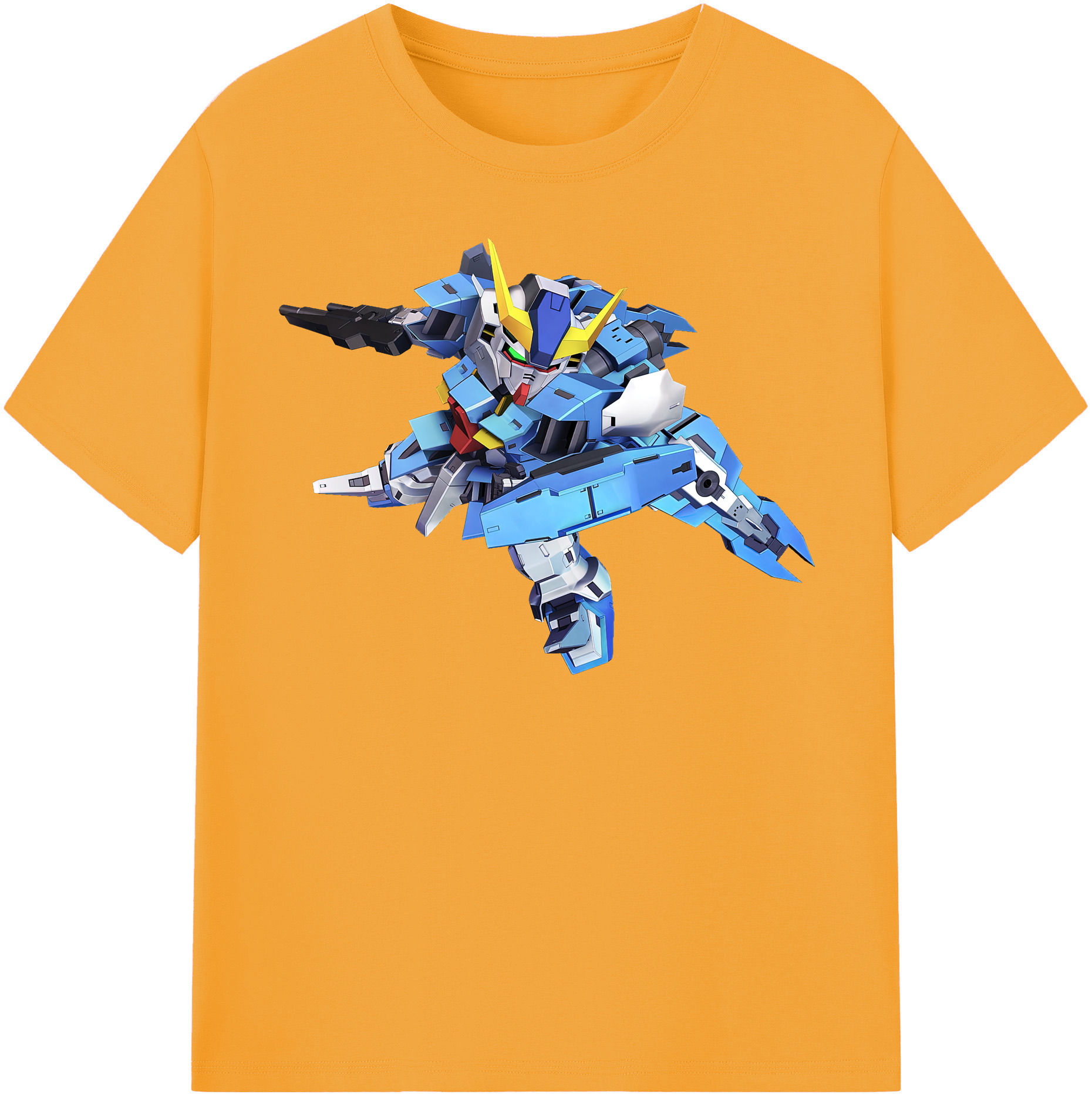 （画像用） 機動戦士ガンダム Mobile Suit Gundam レディースカジュアルプリントTシャツ（綿100％）