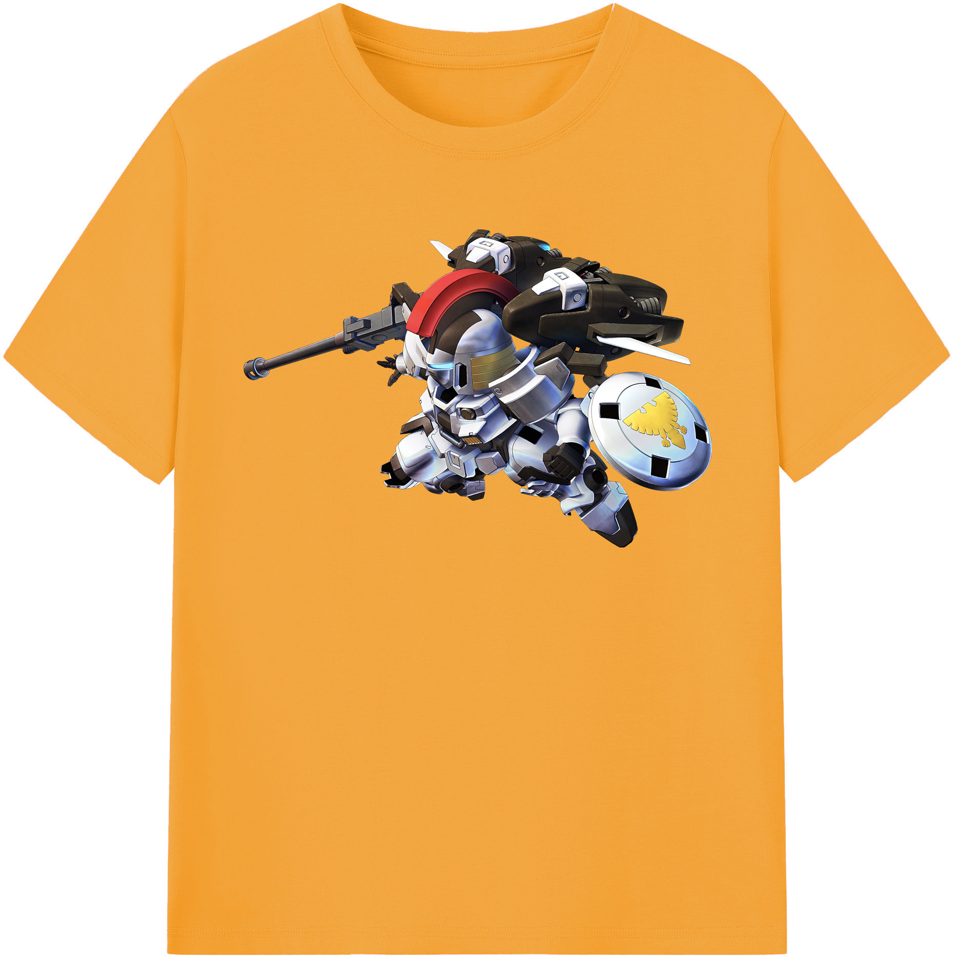 （画像用） 機動戦士ガンダム Mobile Suit Gundam レディースカジュアルプリントTシャツ（綿100％）