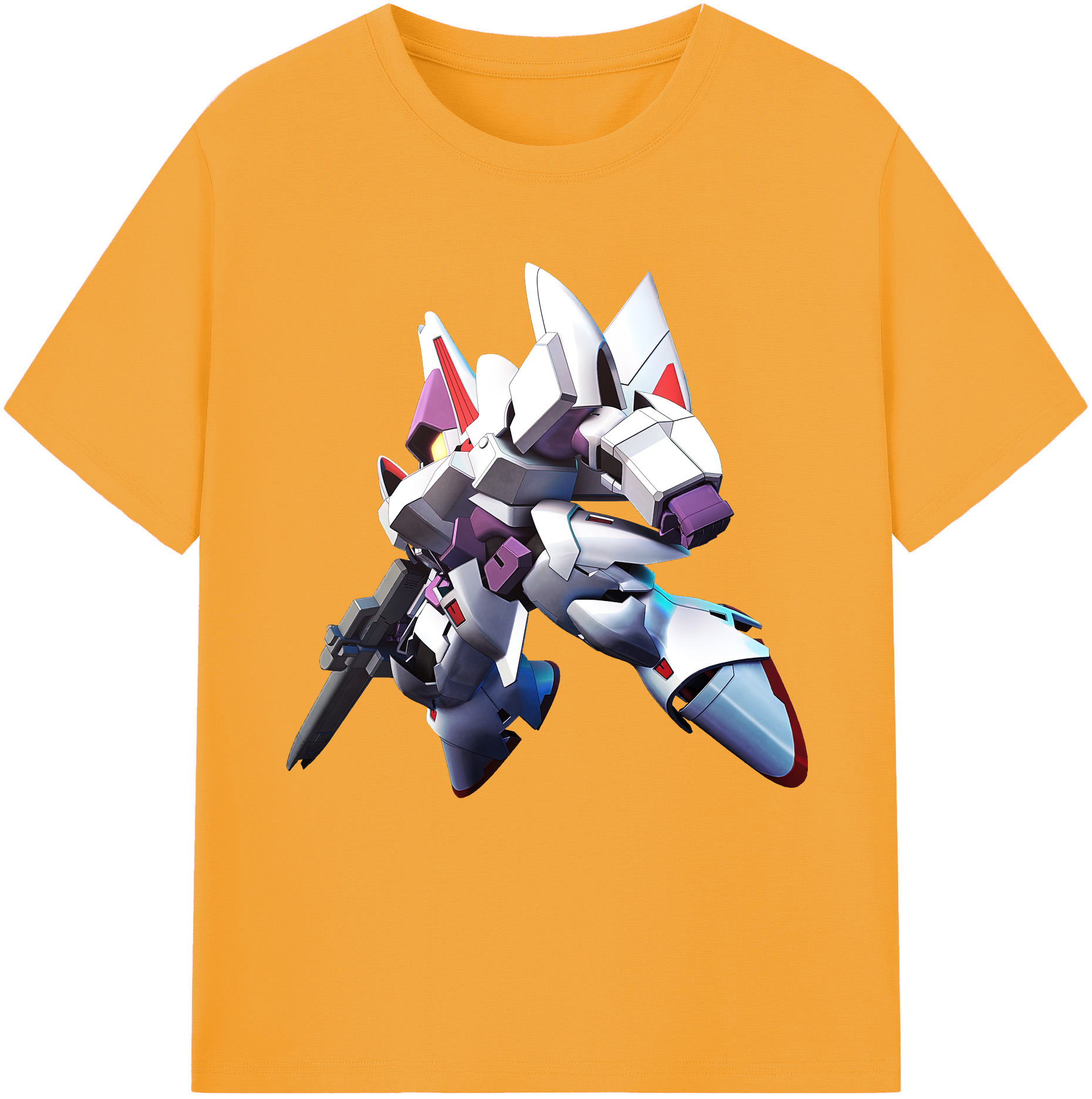 （画像用） 機動戦士ガンダム Mobile Suit Gundam レディースカジュアルプリントTシャツ（綿100％）