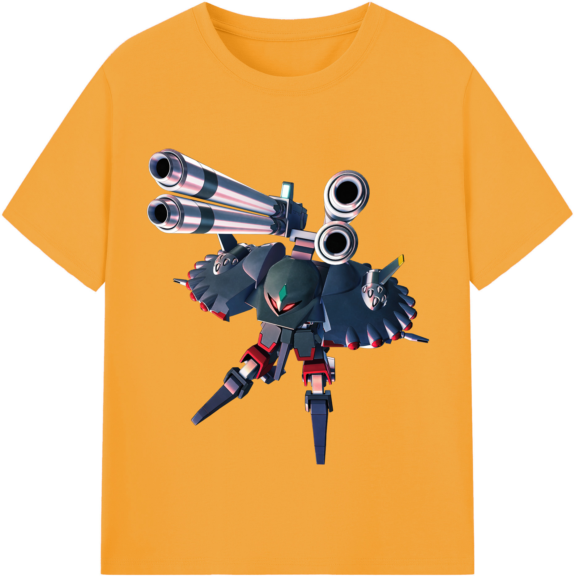 （画像用） 機動戦士ガンダム Mobile Suit Gundam レディースカジュアルプリントTシャツ（綿100％）
