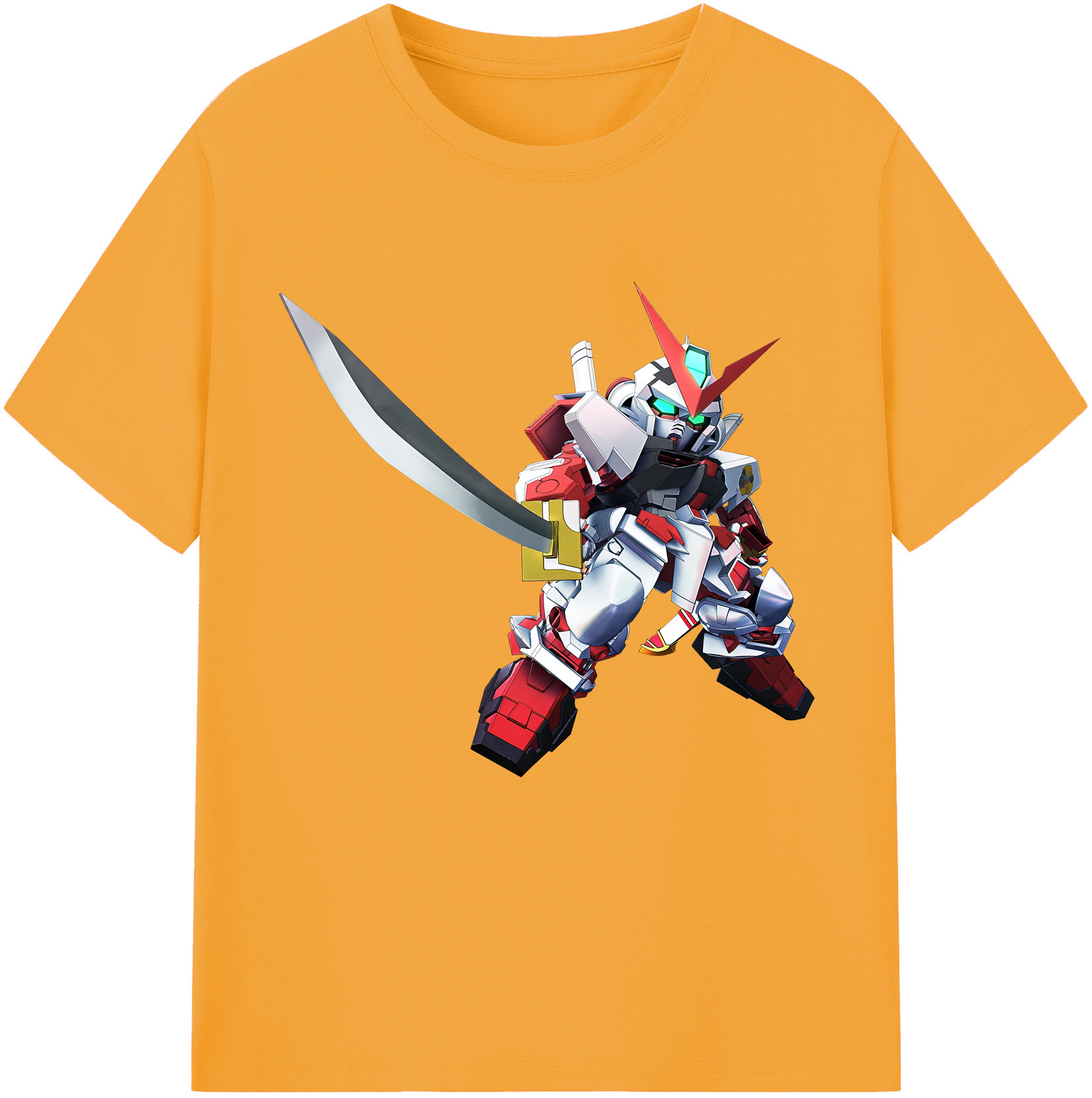 （画像用） 機動戦士ガンダム Mobile Suit Gundam レディースカジュアルプリントTシャツ（綿100％）