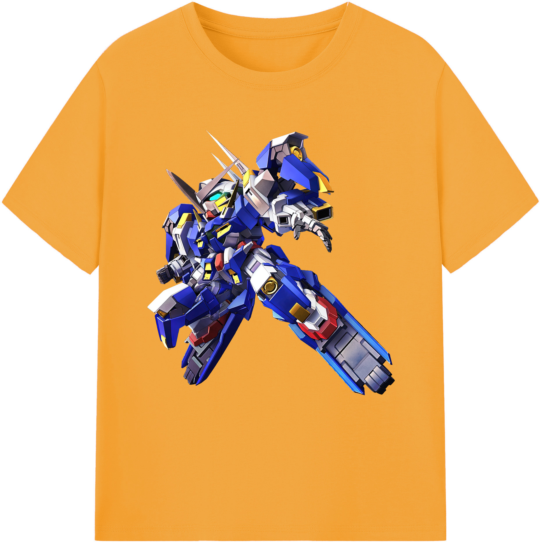 （画像用） 機動戦士ガンダム Mobile Suit Gundam レディースカジュアルプリントTシャツ（綿100％）