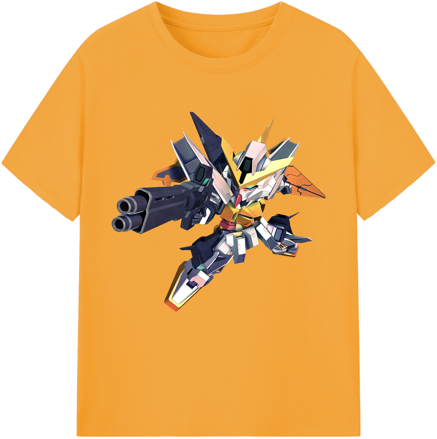 （画像用） 機動戦士ガンダム Mobile Suit Gundam レディースカジュアルプリントTシャツ（綿100％）