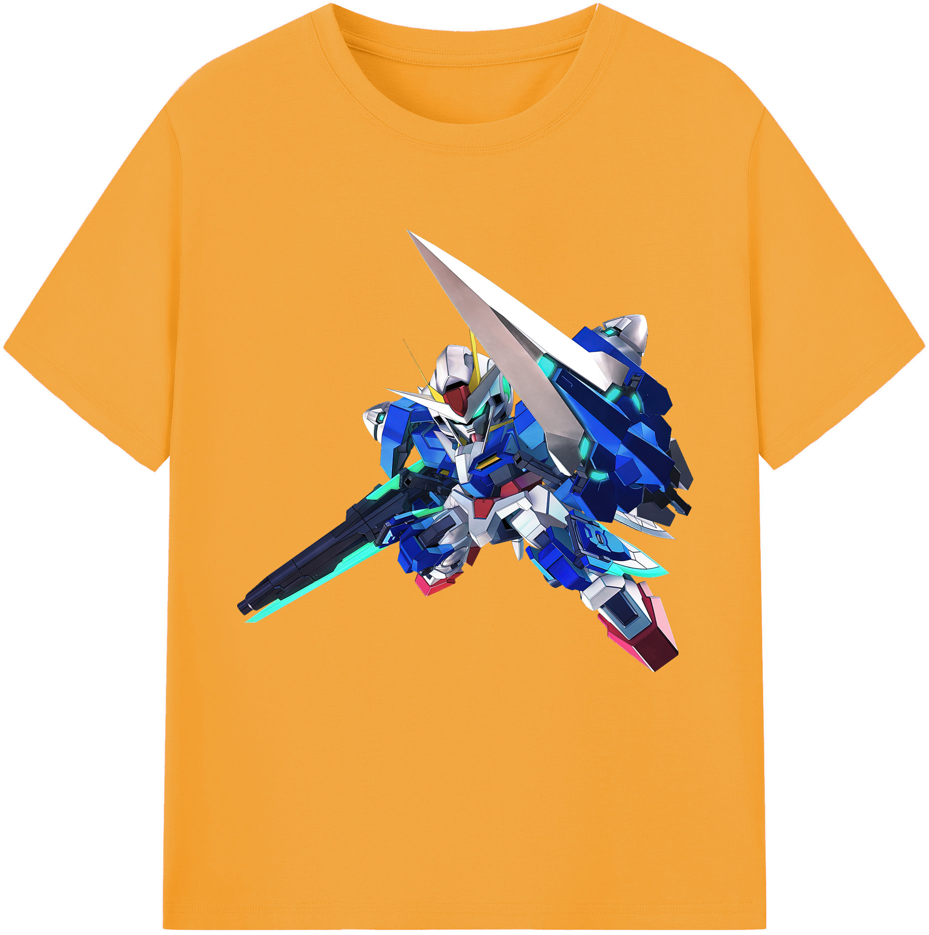（画像用） 機動戦士ガンダム Mobile Suit Gundam レディースカジュアルプリントTシャツ（綿100％）