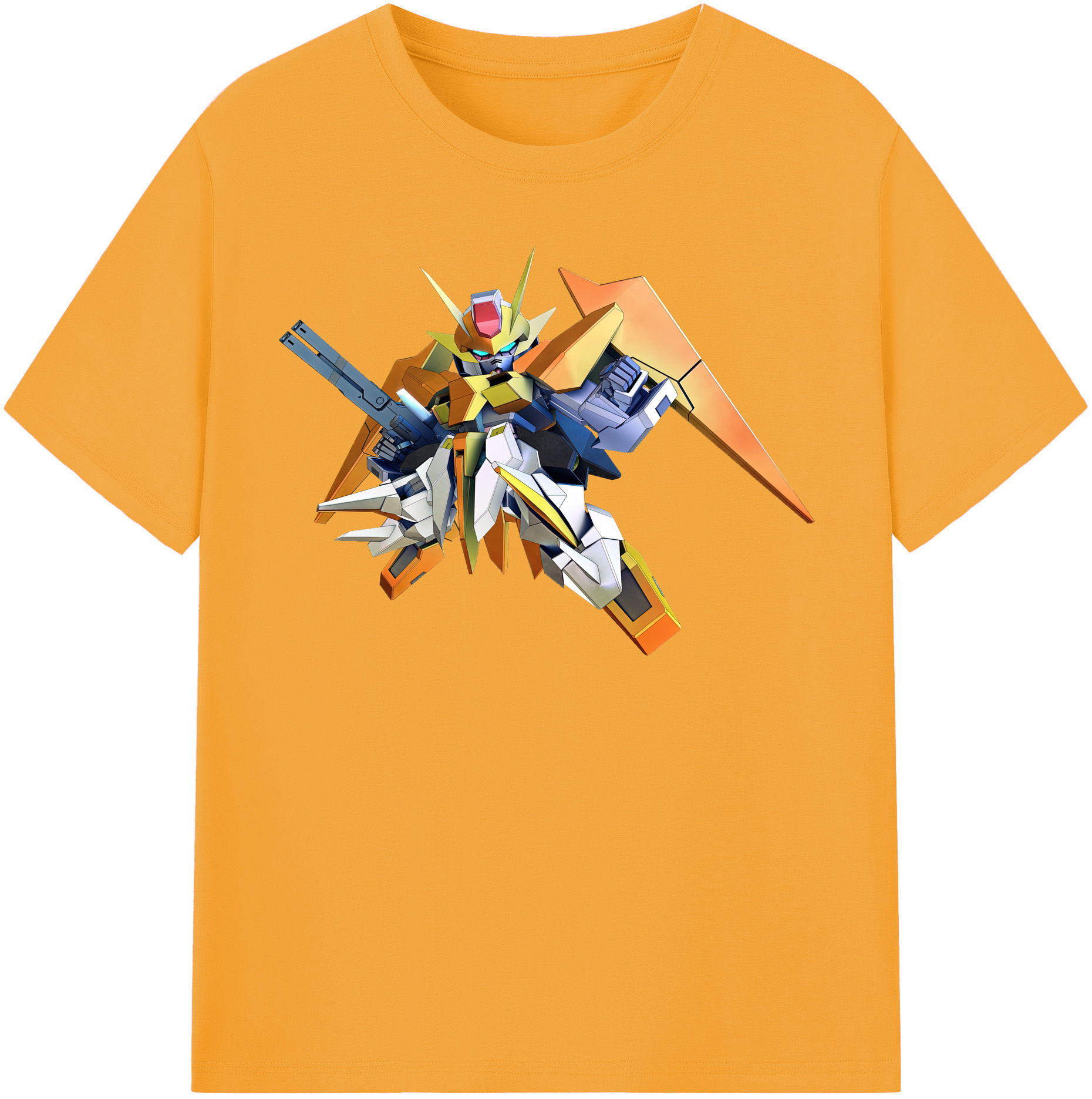 （画像用） 機動戦士ガンダム Mobile Suit Gundam レディースカジュアルプリントTシャツ（綿100％）