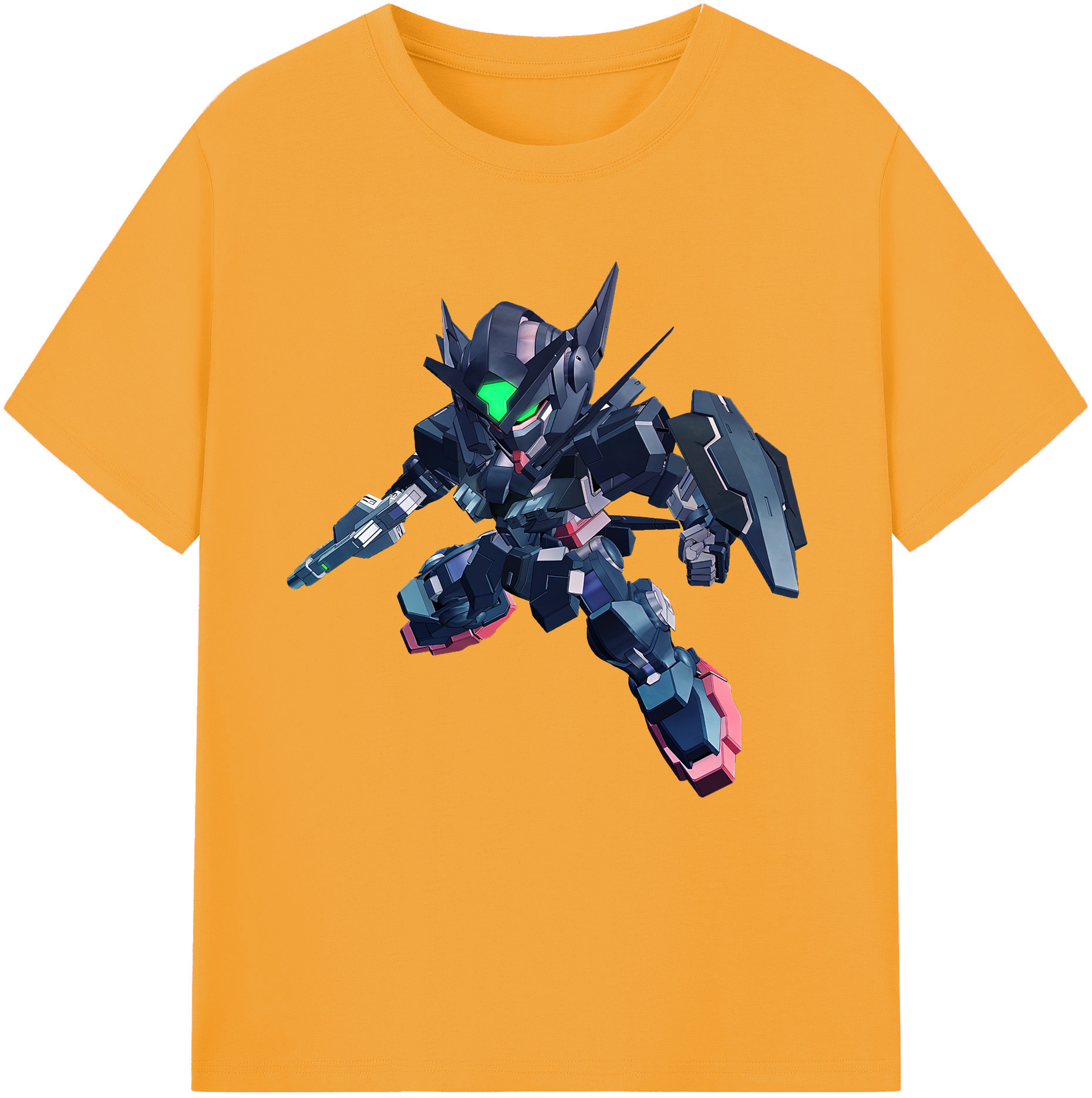 （画像用） 機動戦士ガンダム Mobile Suit Gundam レディースカジュアルプリントTシャツ（綿100％）