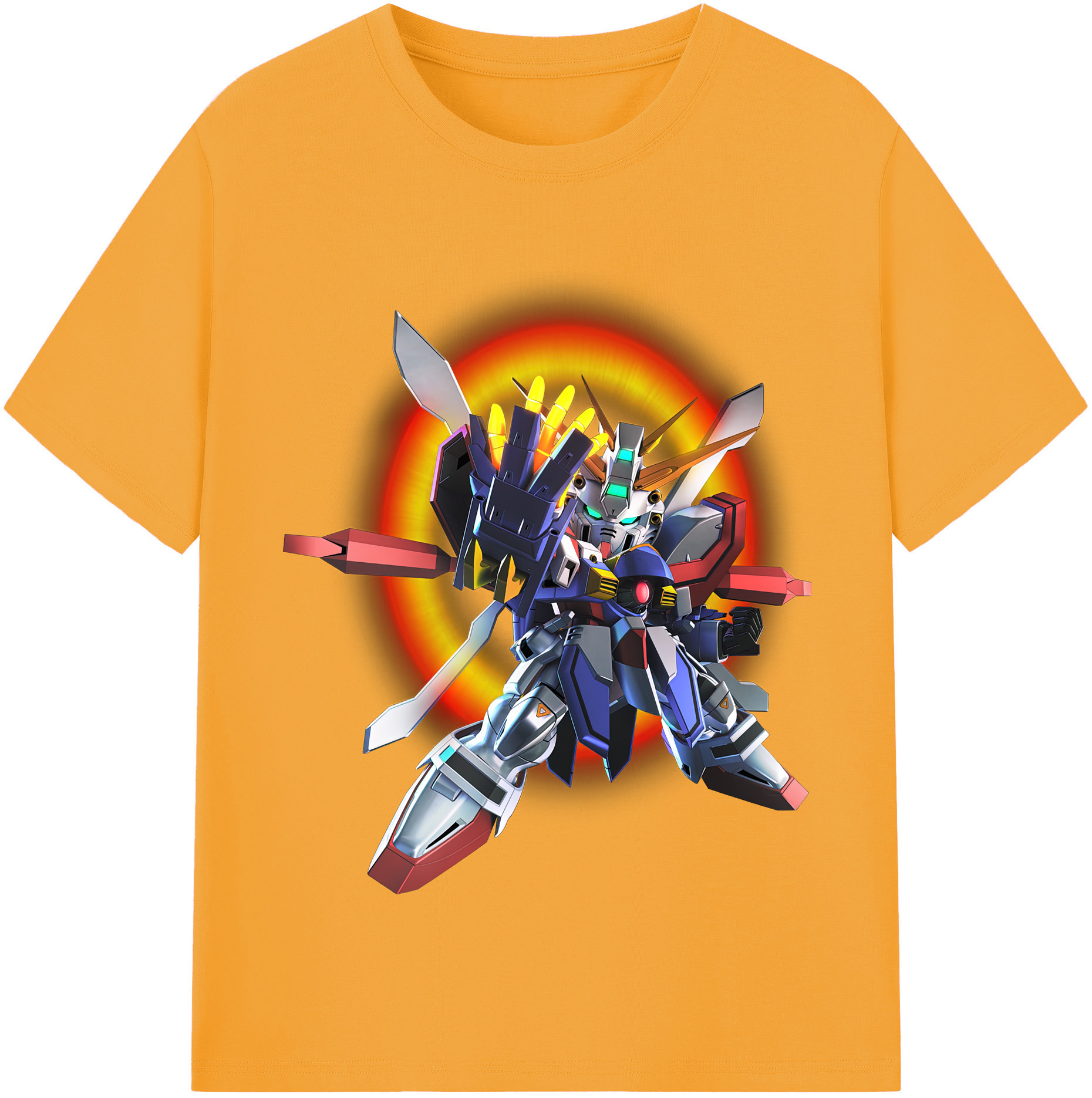 （画像用） 機動戦士ガンダム Mobile Suit Gundam レディースカジュアルプリントTシャツ（綿100％）