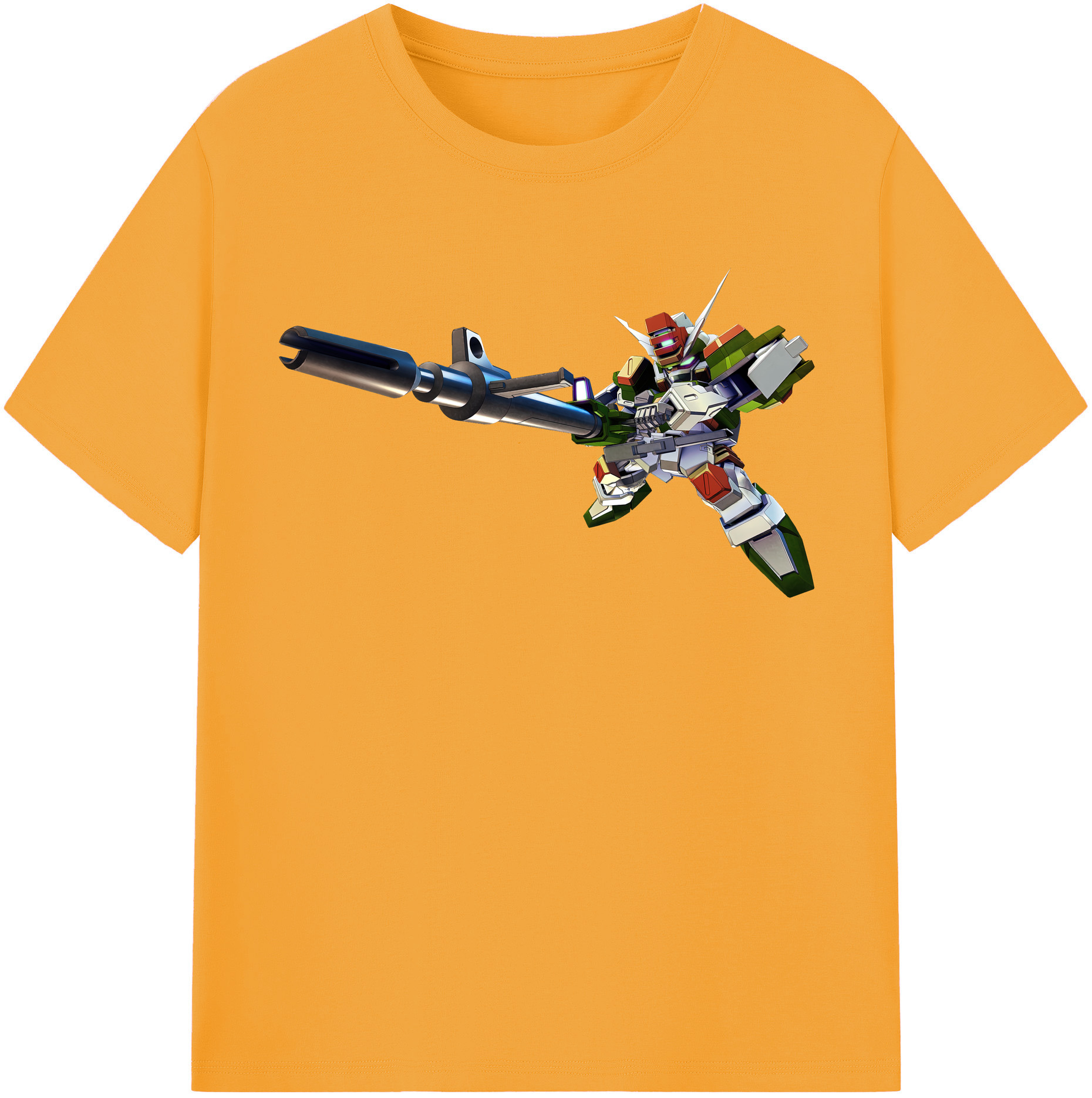 （画像用） 機動戦士ガンダム Mobile Suit Gundam レディースカジュアルプリントTシャツ（綿100％）