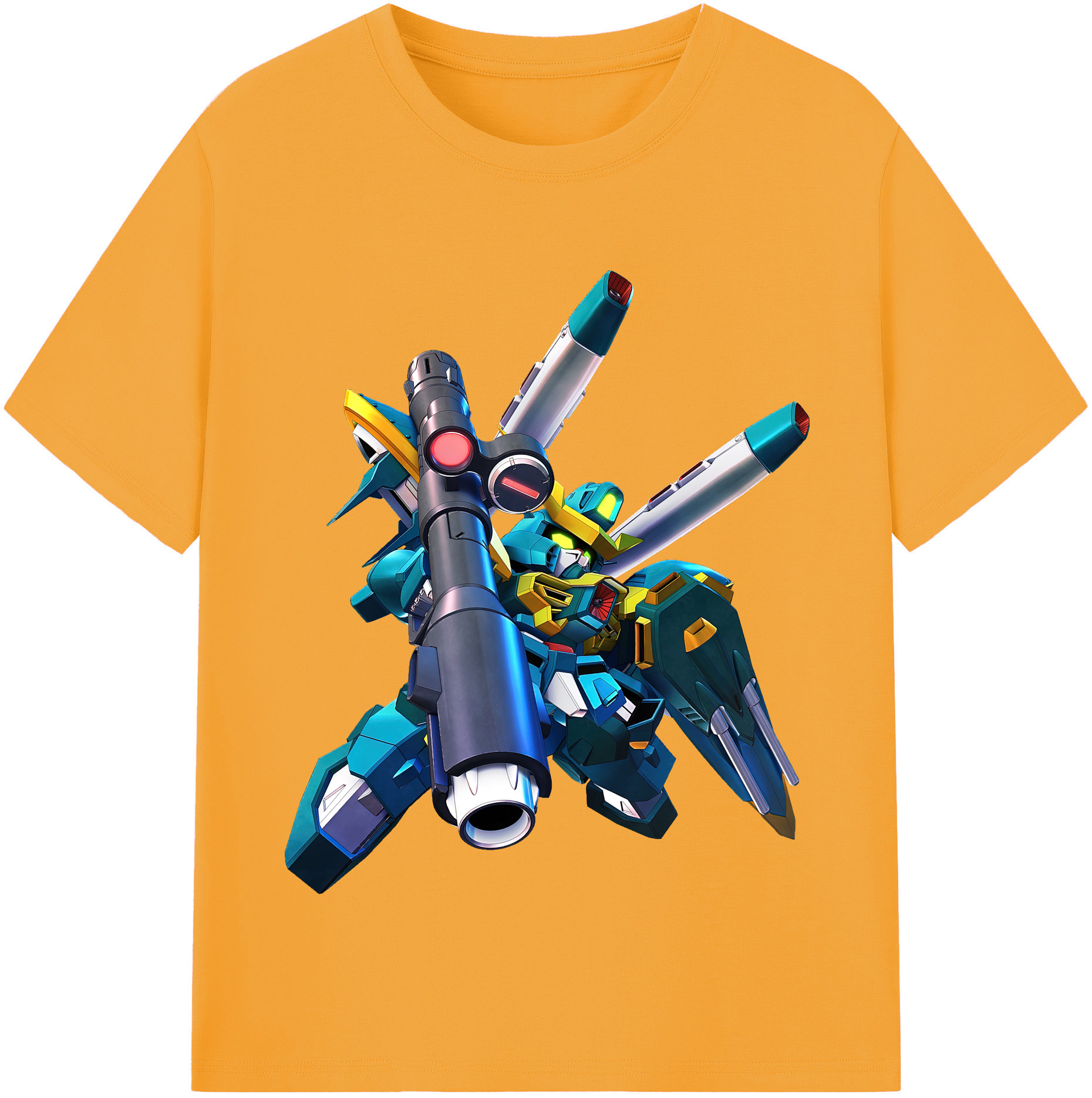 （画像用） 機動戦士ガンダム Mobile Suit Gundam レディースカジュアルプリントTシャツ（綿100％）