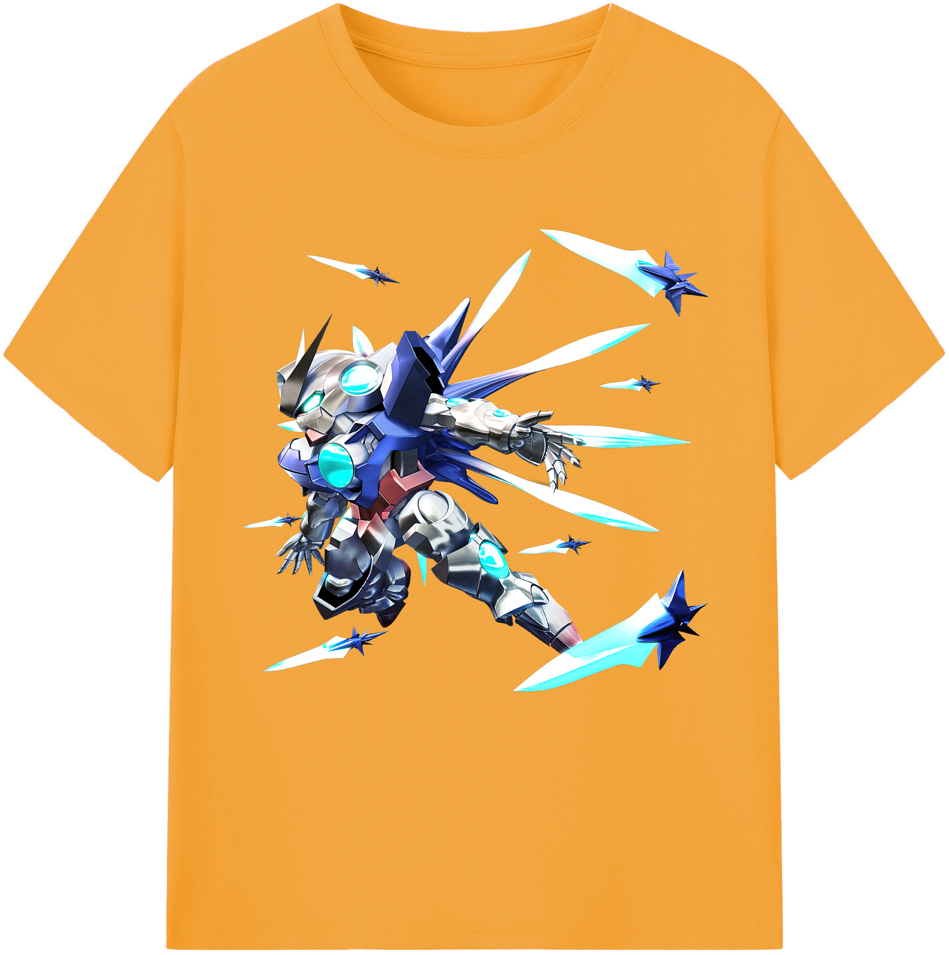 （画像用） 機動戦士ガンダム Mobile Suit Gundam レディースカジュアルプリントTシャツ（綿100％）