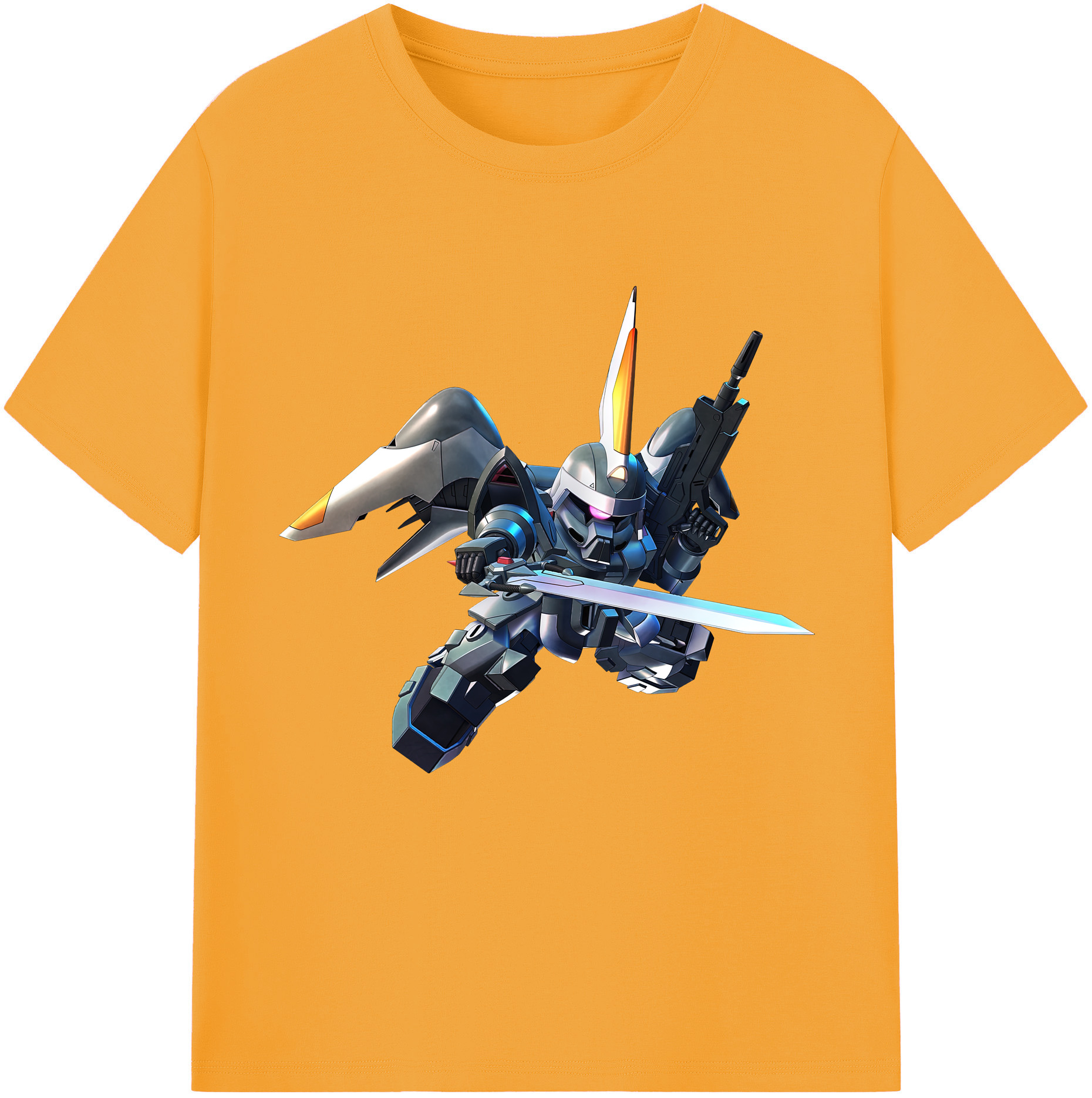 （画像用） 機動戦士ガンダム Mobile Suit Gundam レディースカジュアルプリントTシャツ（綿100％）