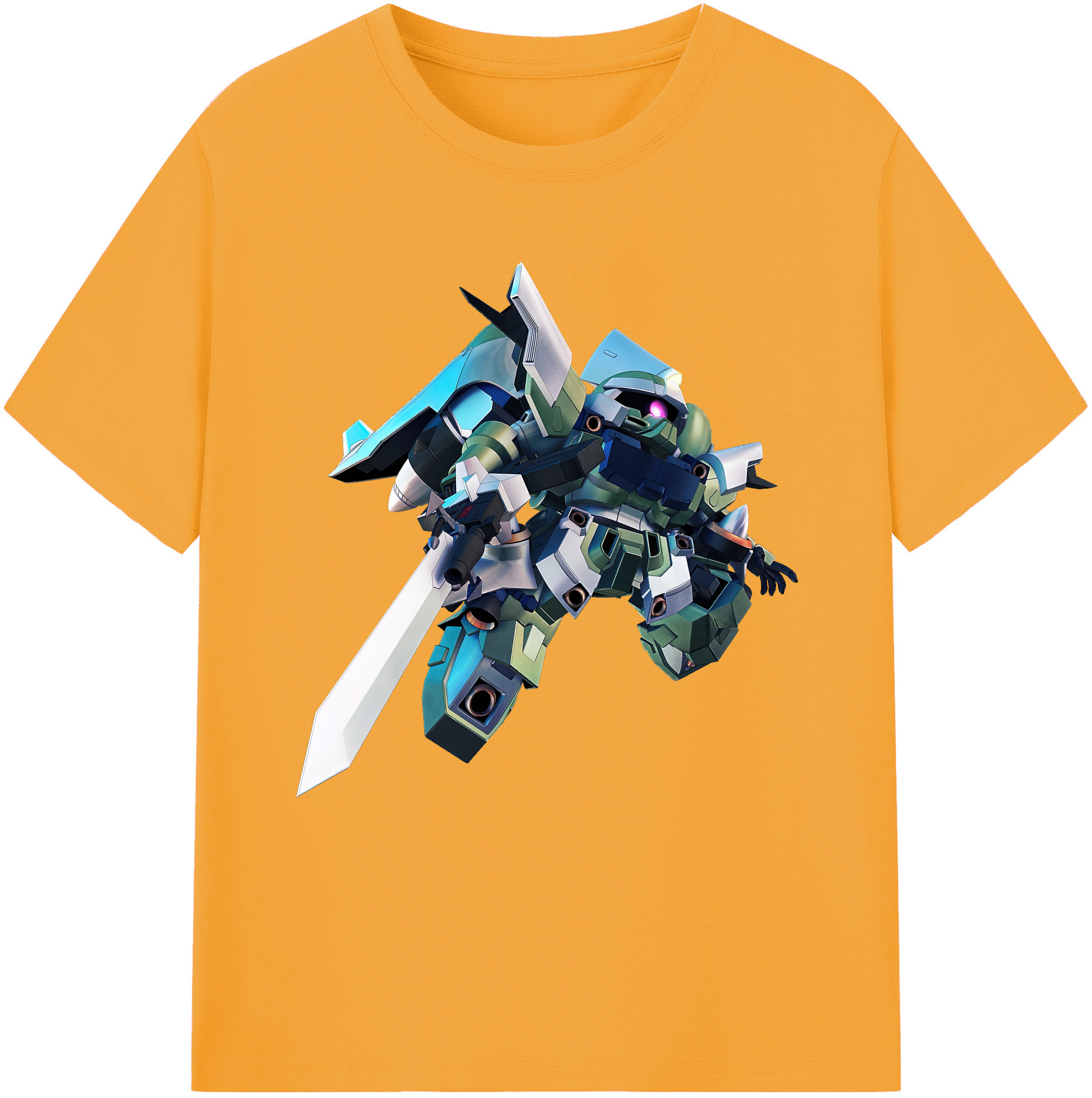 （画像用） 機動戦士ガンダム Mobile Suit Gundam レディースカジュアルプリントTシャツ（綿100％）