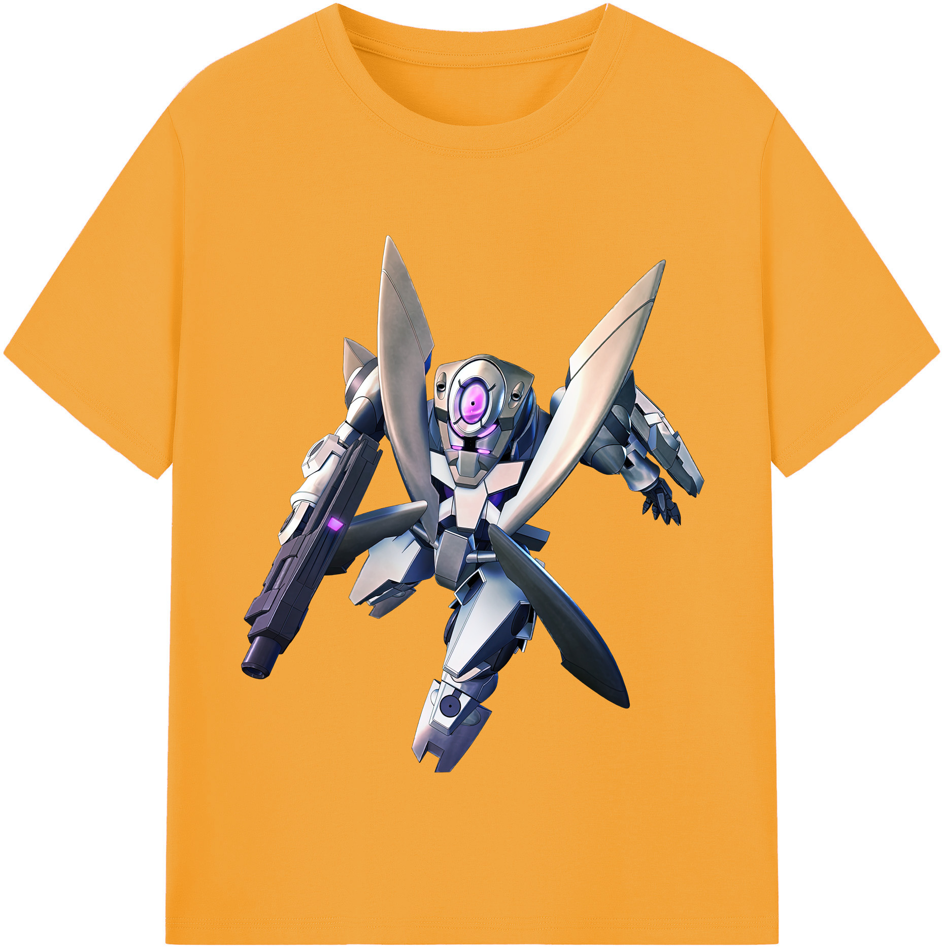 （画像用） 機動戦士ガンダム Mobile Suit Gundam レディースカジュアルプリントTシャツ（綿100％）