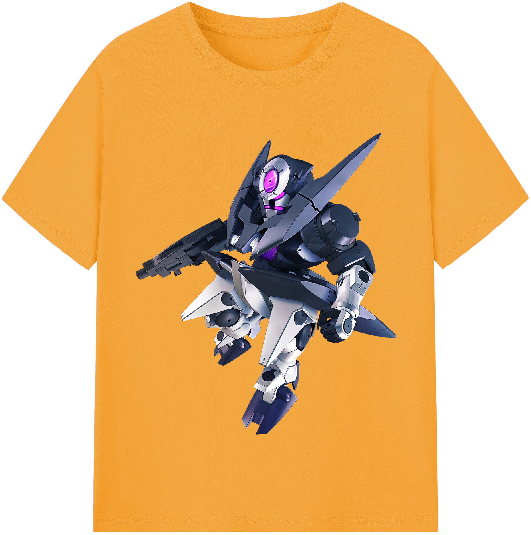 （画像用） 機動戦士ガンダム Mobile Suit Gundam レディースカジュアルプリントTシャツ（綿100％）