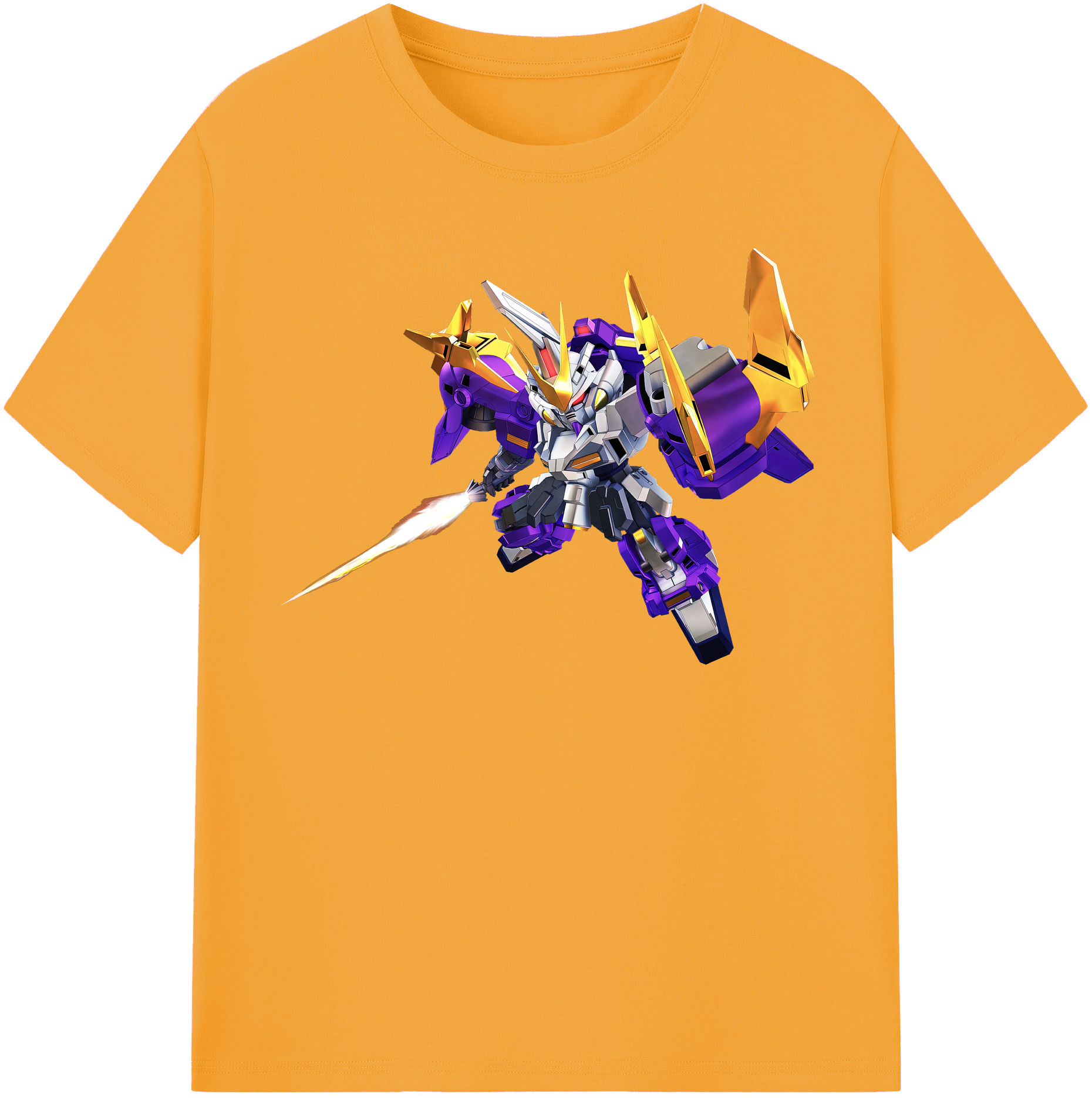 （画像用） 機動戦士ガンダム Mobile Suit Gundam レディースカジュアルプリントTシャツ（綿100％）