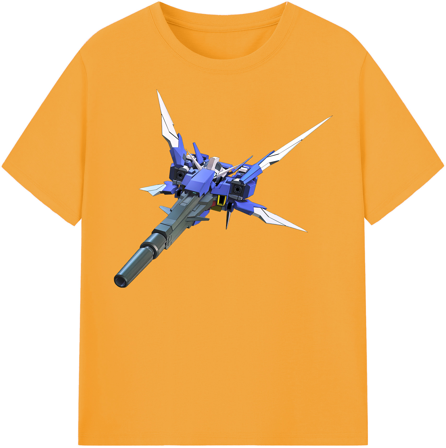 （画像用） 機動戦士ガンダム Mobile Suit Gundam レディースカジュアルプリントTシャツ（綿100％）
