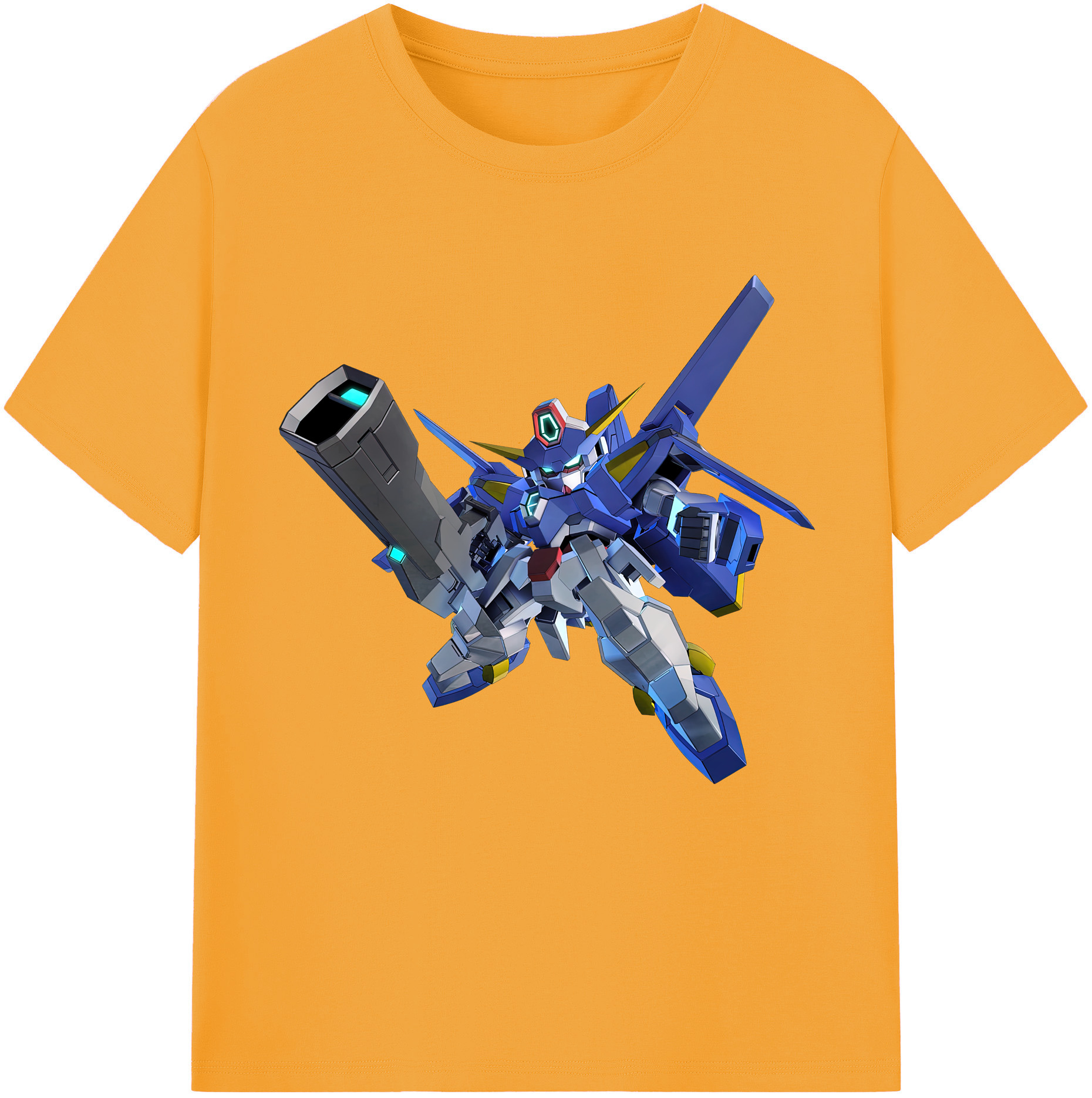 （画像用） 機動戦士ガンダム Mobile Suit Gundam レディースカジュアルプリントTシャツ（綿100％）