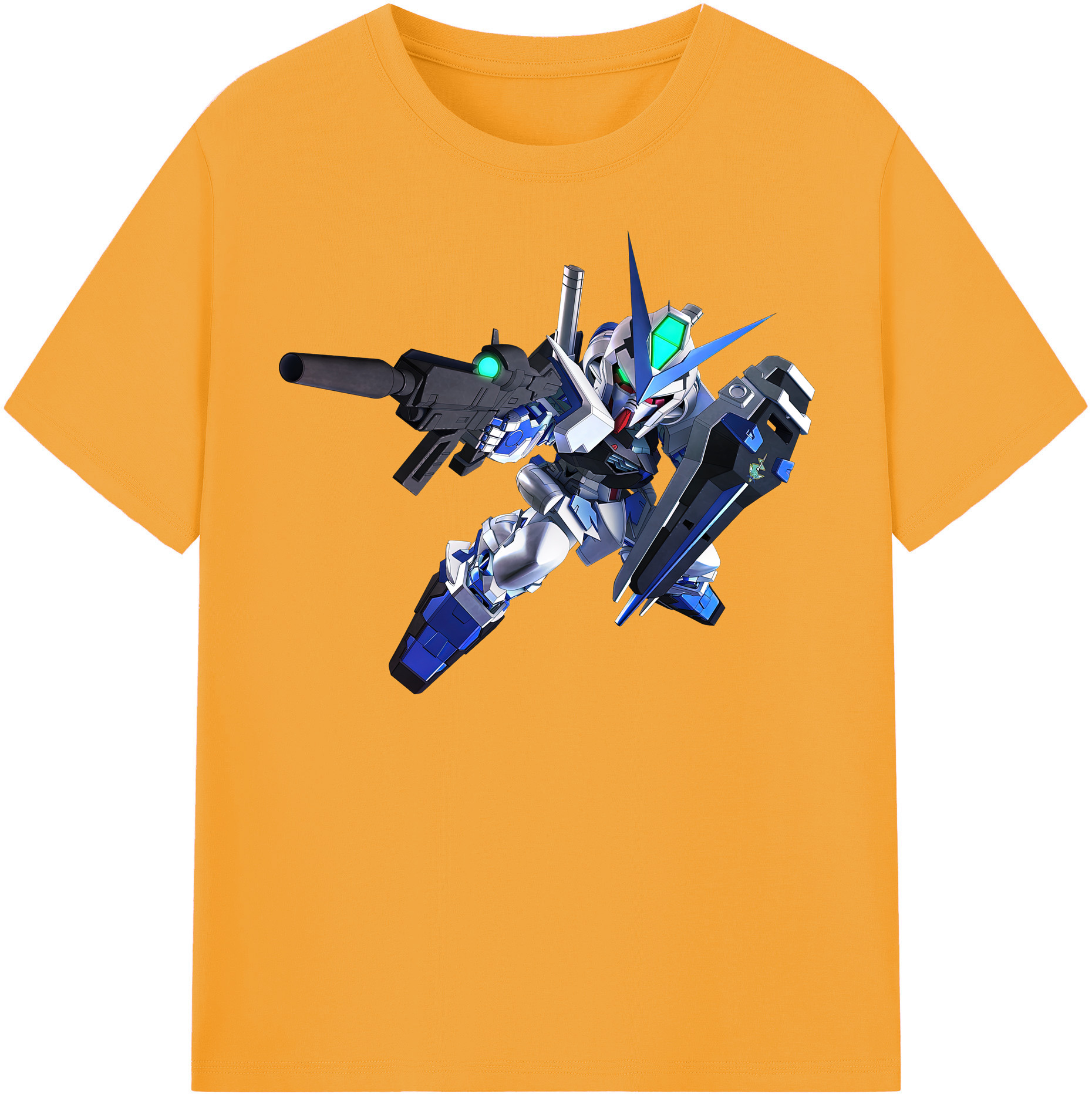 （画像用） 機動戦士ガンダム Mobile Suit Gundam レディースカジュアルプリントTシャツ（綿100％）