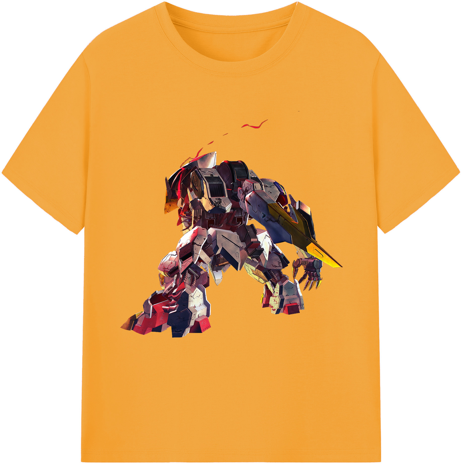 （画像用） 機動戦士ガンダム Mobile Suit Gundam レディースカジュアルプリントTシャツ（綿100％）