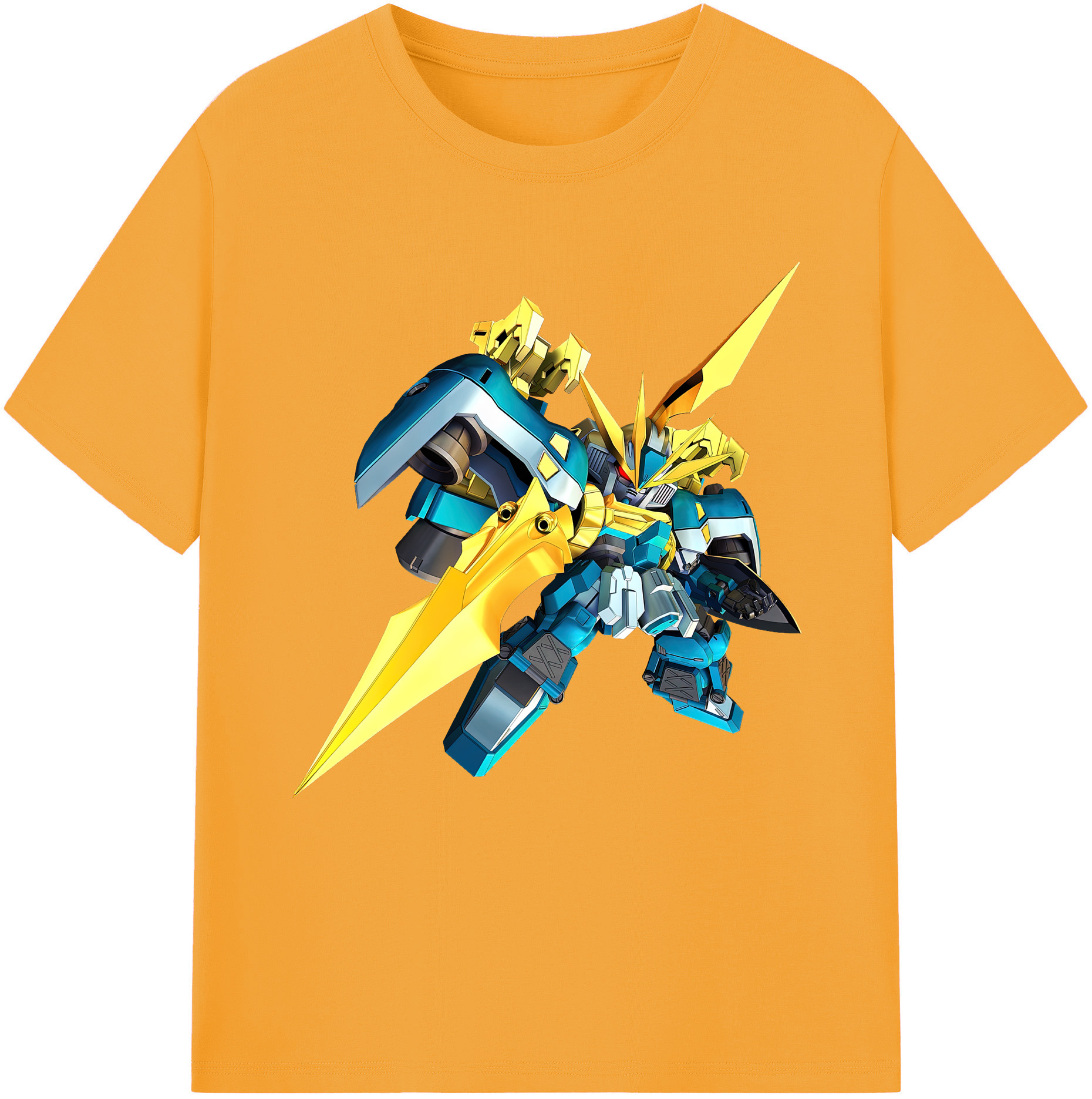 （画像用） 機動戦士ガンダム Mobile Suit Gundam レディースカジュアルプリントTシャツ（綿100％）
