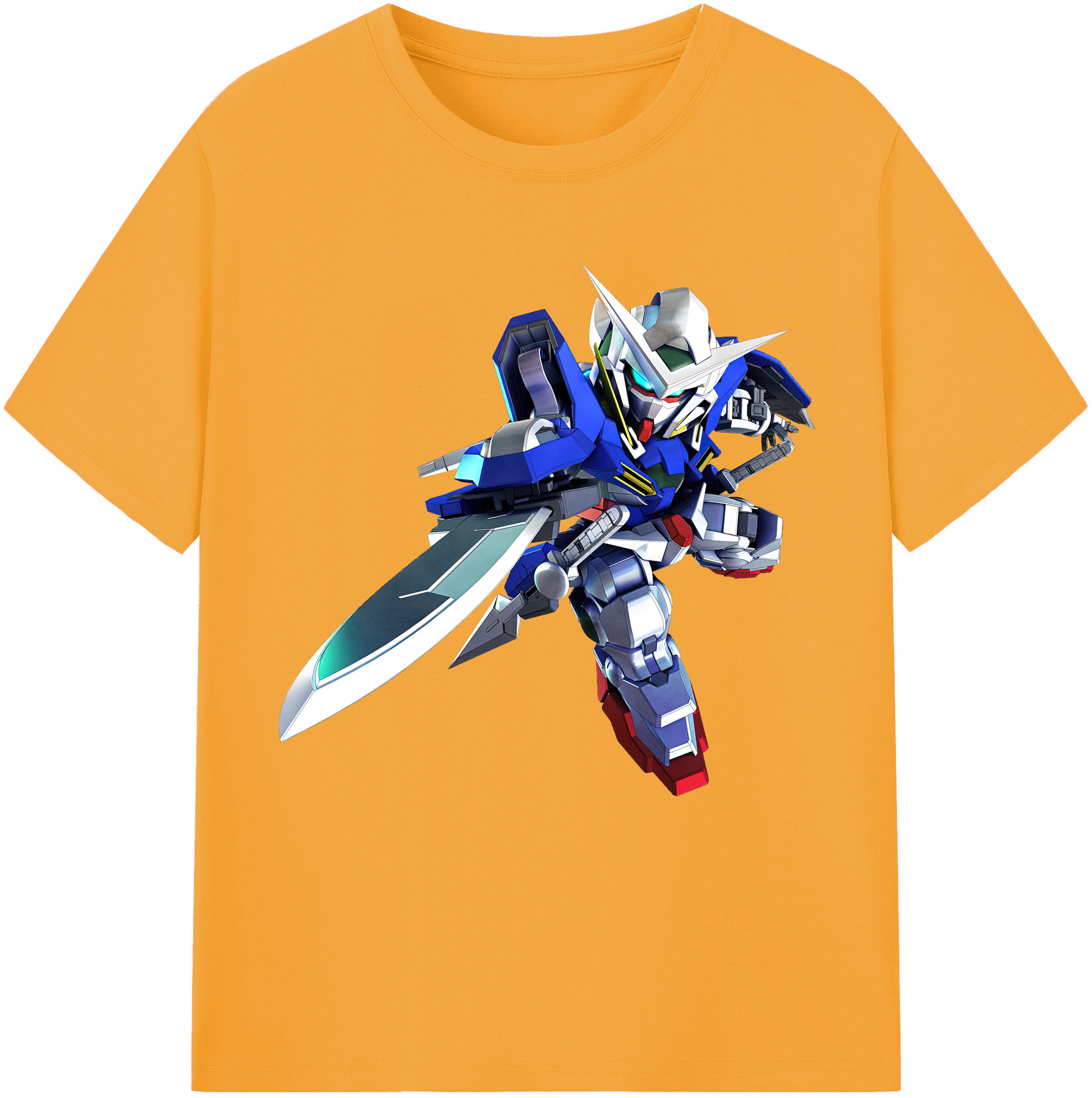（画像用） 機動戦士ガンダム Mobile Suit Gundam レディースカジュアルプリントTシャツ（綿100％）