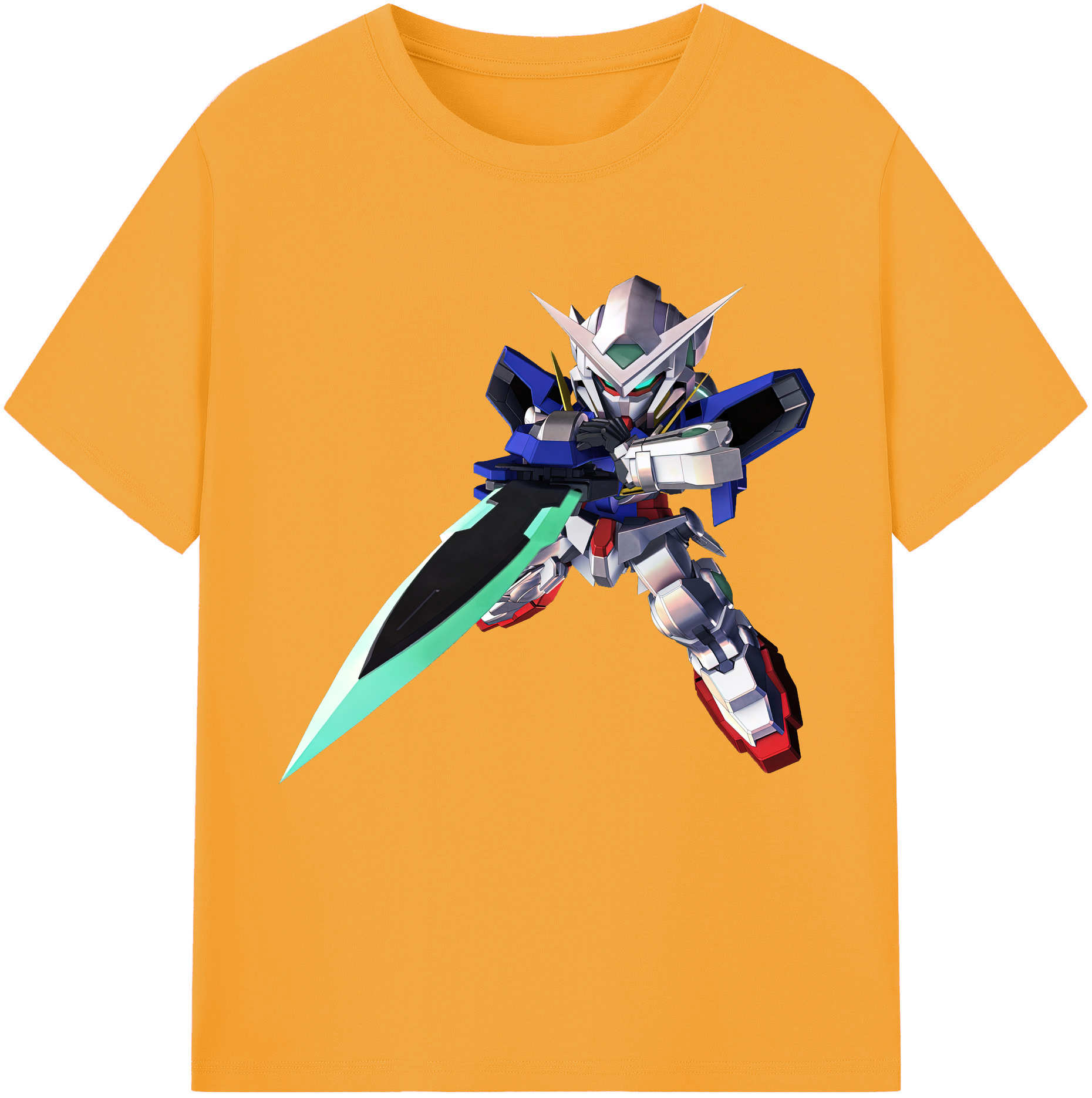 （画像用） 機動戦士ガンダム Mobile Suit Gundam レディースカジュアルプリントTシャツ（綿100％）