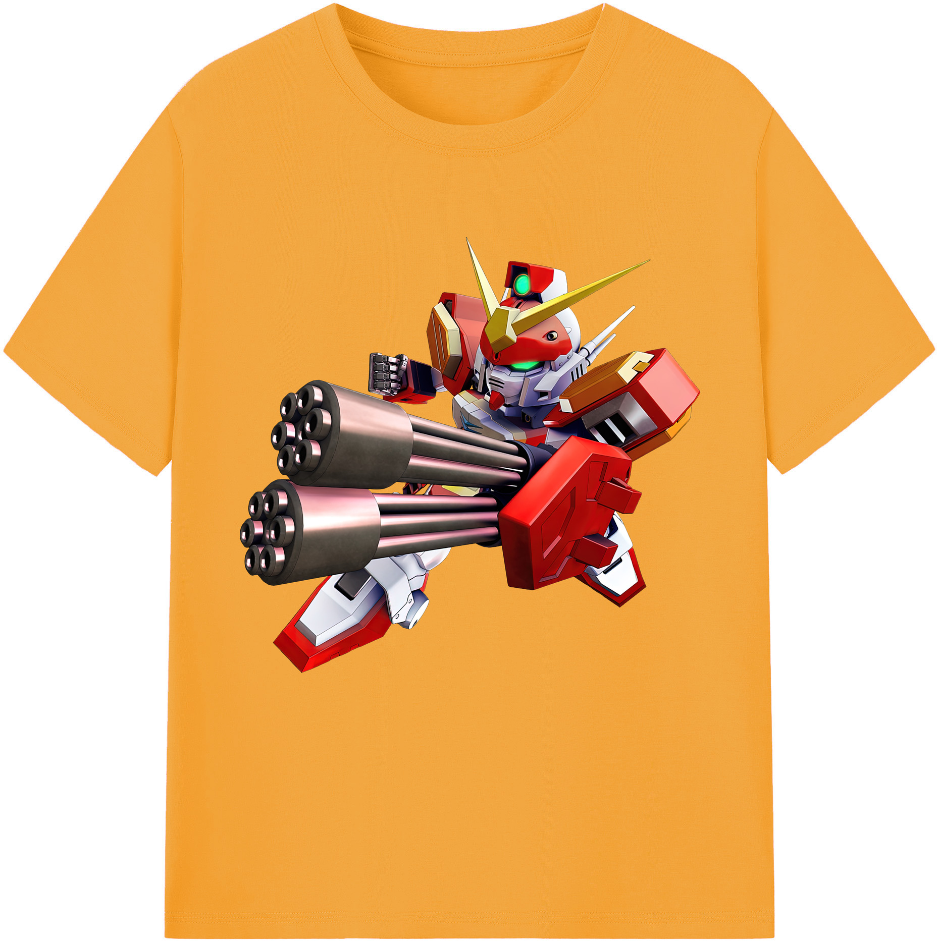 （画像用） 機動戦士ガンダム Mobile Suit Gundam レディースカジュアルプリントTシャツ（綿100％）