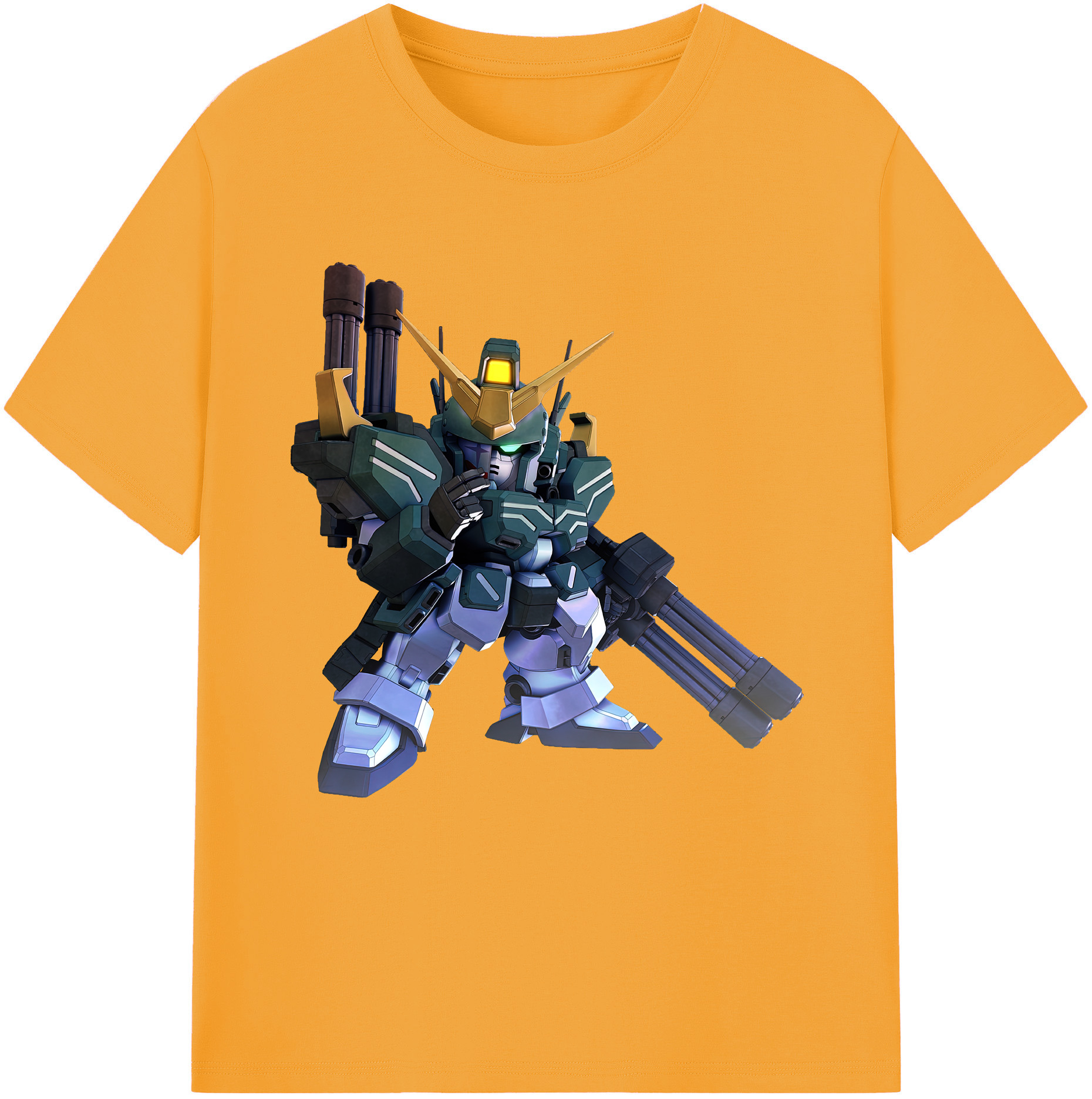 （画像用） 機動戦士ガンダム Mobile Suit Gundam レディースカジュアルプリントTシャツ（綿100％）