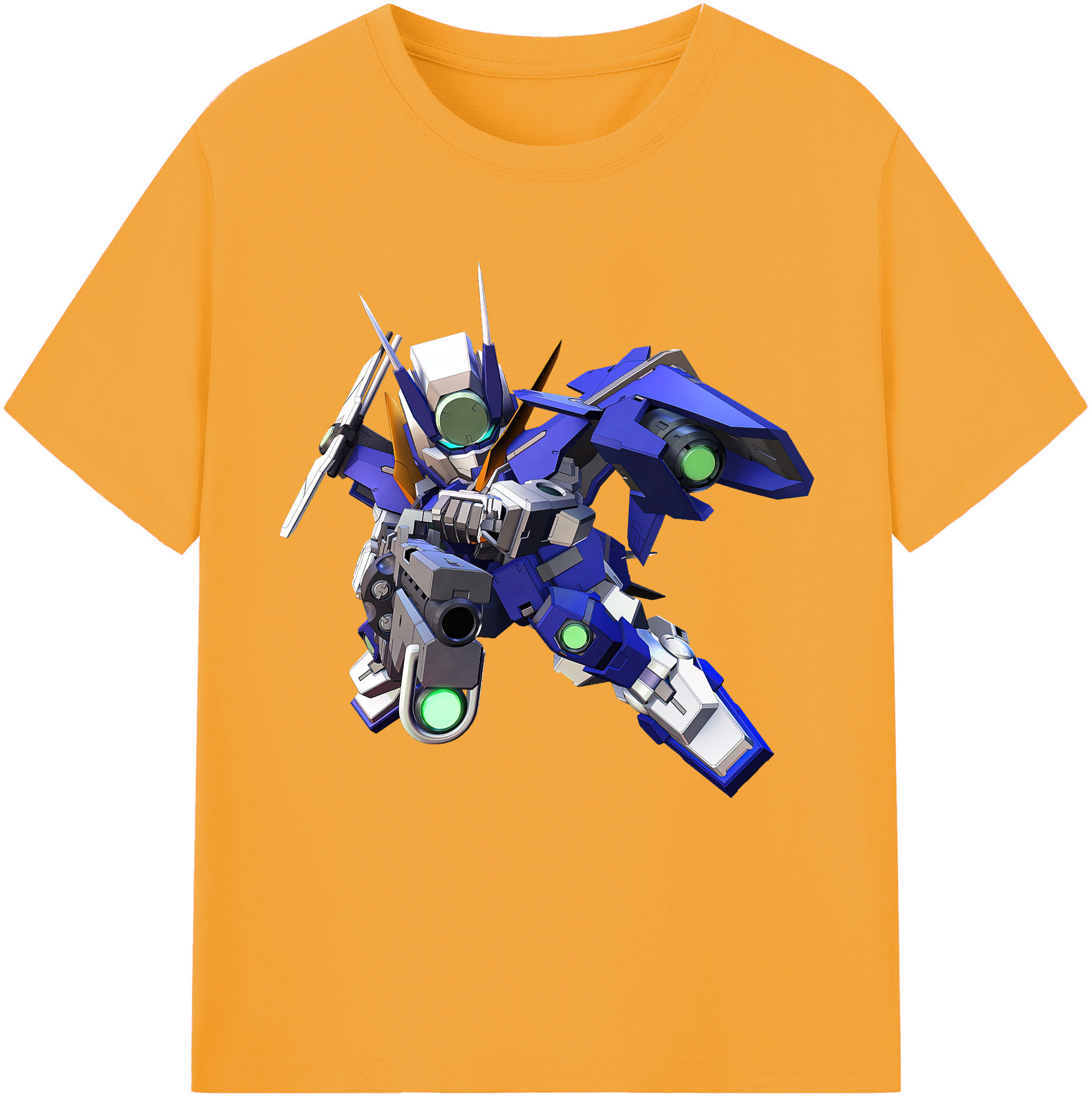 （画像用） 機動戦士ガンダム Mobile Suit Gundam レディースカジュアルプリントTシャツ（綿100％）