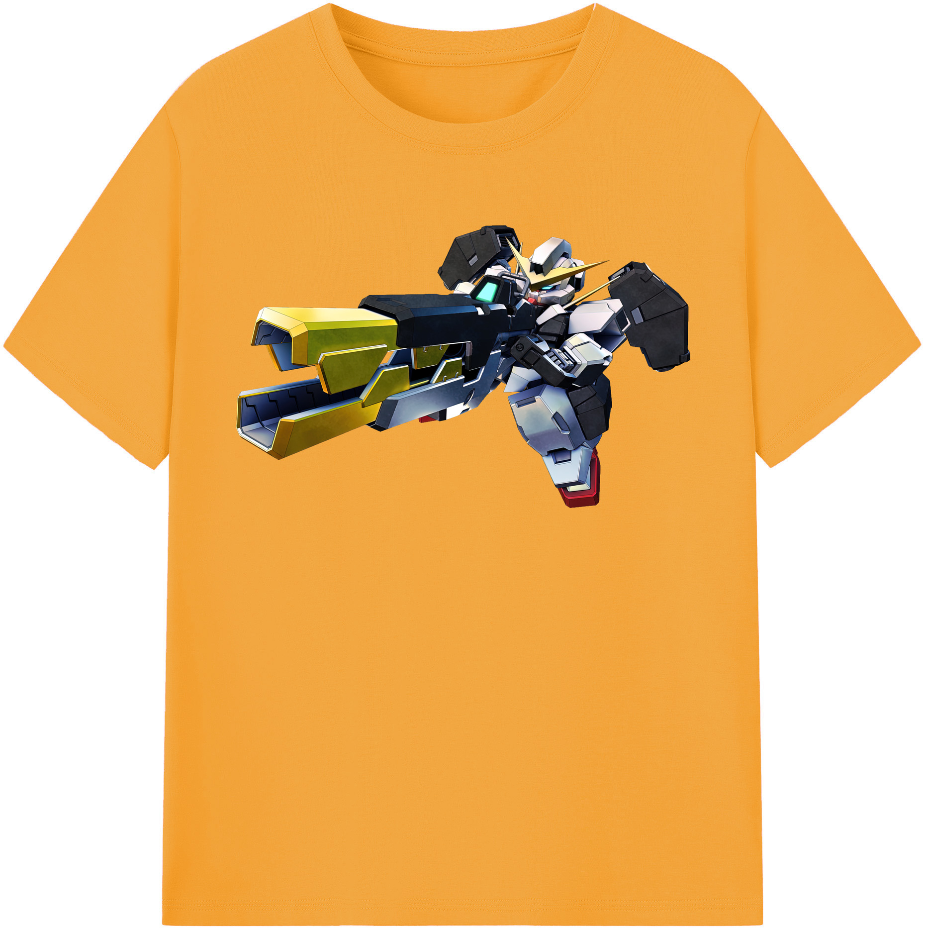 （画像用） 機動戦士ガンダム Mobile Suit Gundam レディースカジュアルプリントTシャツ（綿100％）
