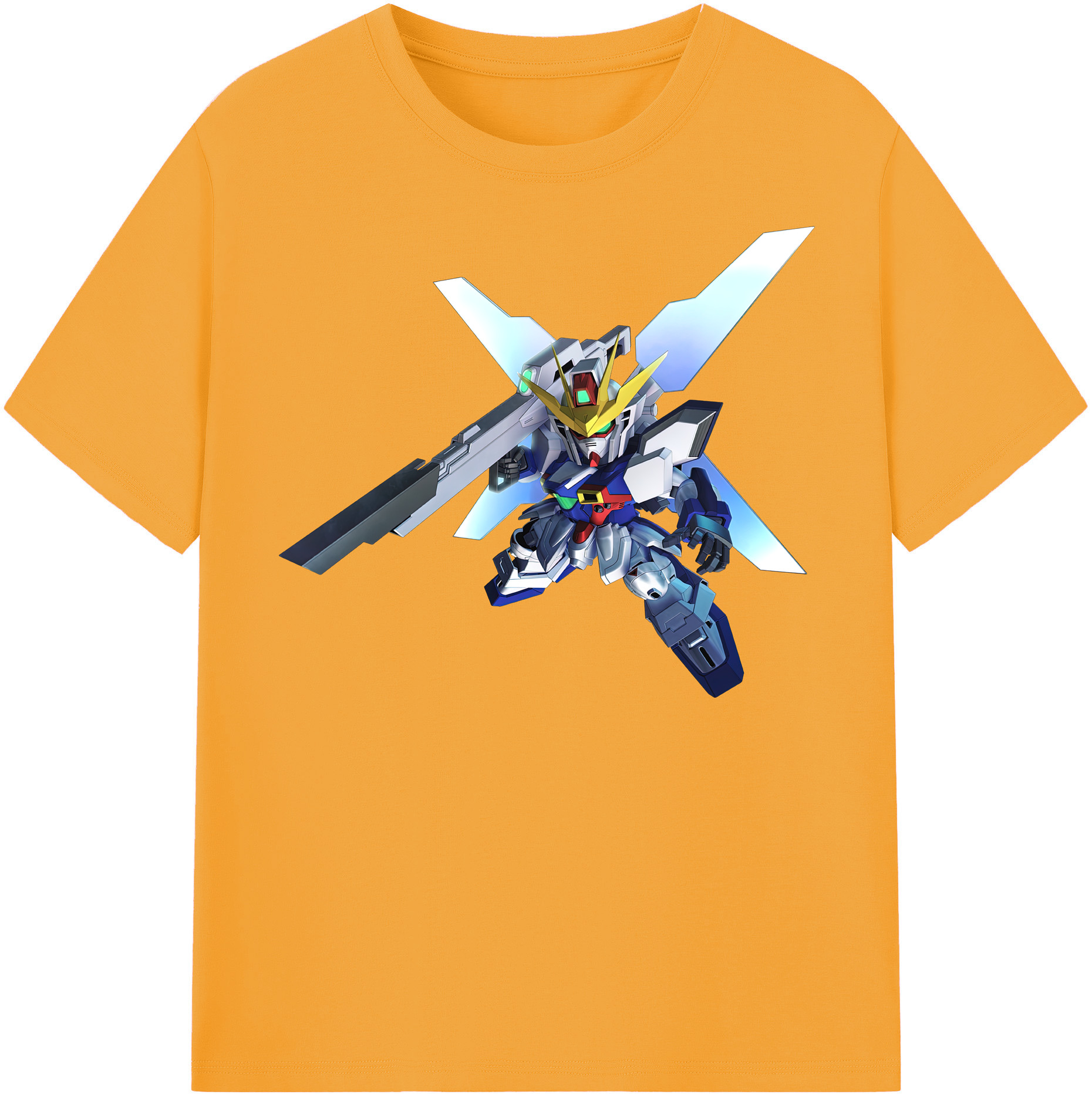 （画像用） 機動戦士ガンダム Mobile Suit Gundam レディースカジュアルプリントTシャツ（綿100％）