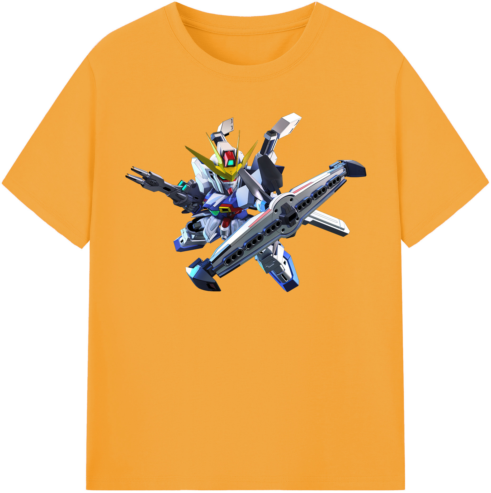 （画像用） 機動戦士ガンダム Mobile Suit Gundam レディースカジュアルプリントTシャツ（綿100％）