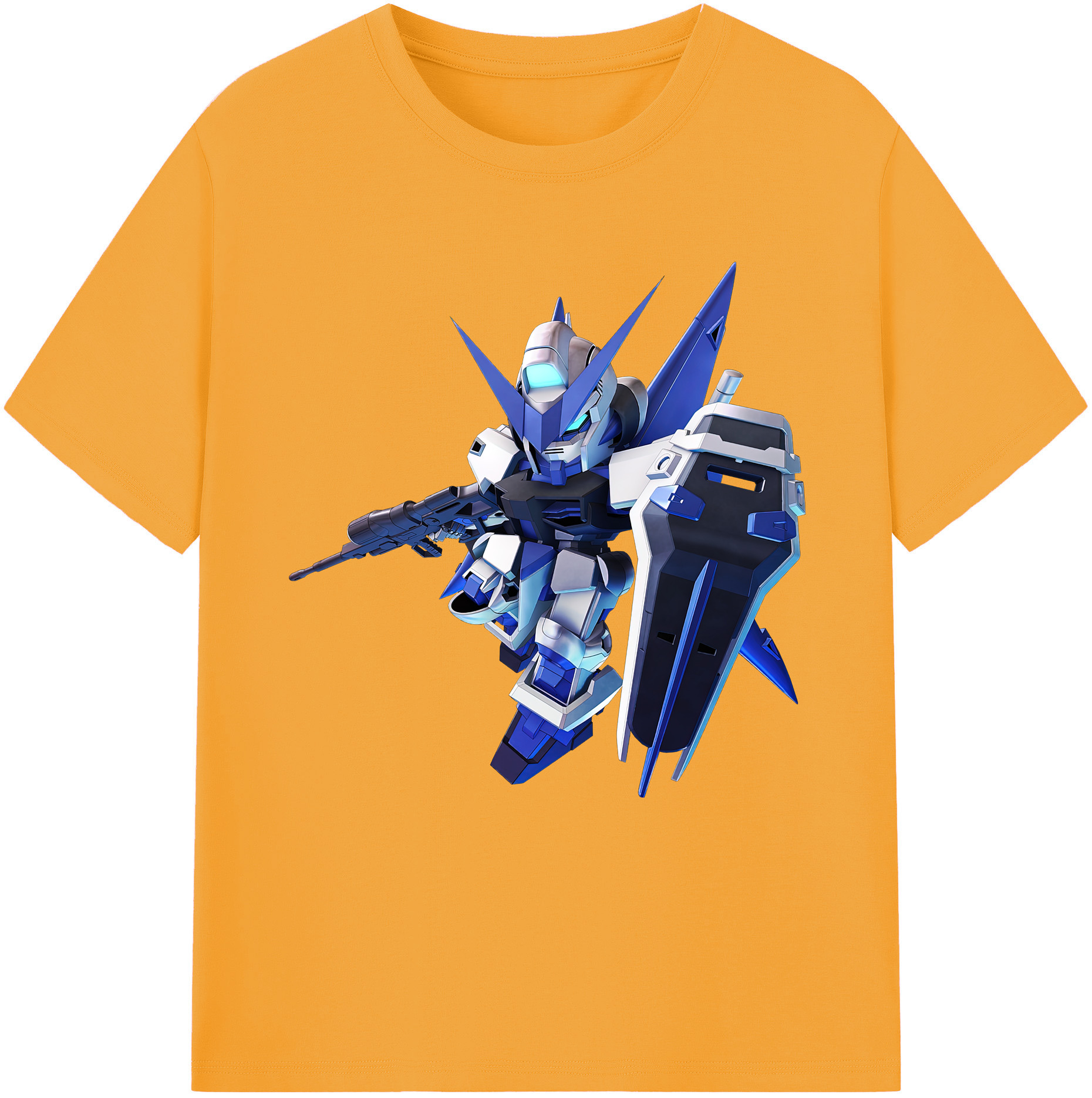 （画像用） 機動戦士ガンダム Mobile Suit Gundam レディースカジュアルプリントTシャツ（綿100％）