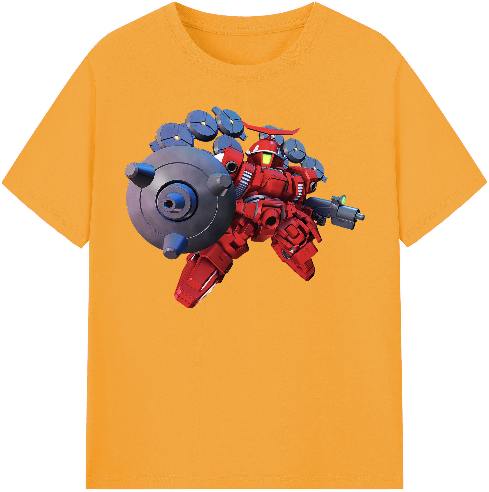 （画像用） 機動戦士ガンダム Mobile Suit Gundam レディースカジュアルプリントTシャツ（綿100％）