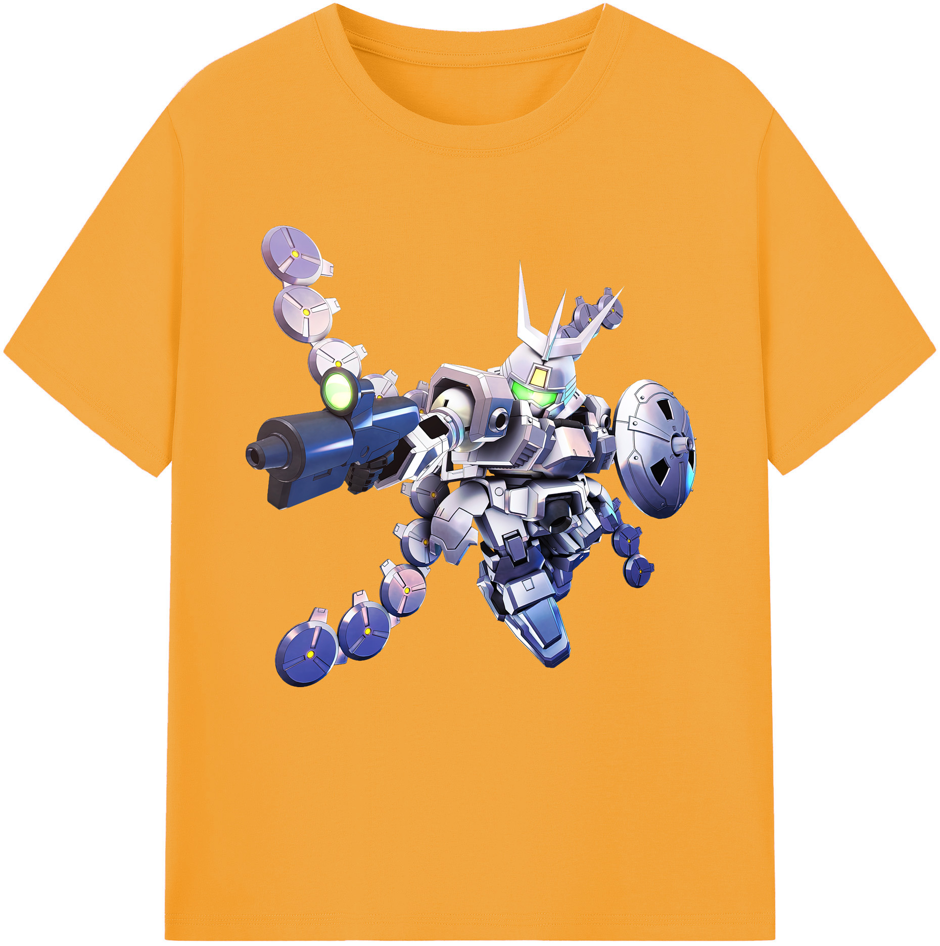 （画像用） 機動戦士ガンダム Mobile Suit Gundam レディースカジュアルプリントTシャツ（綿100％）