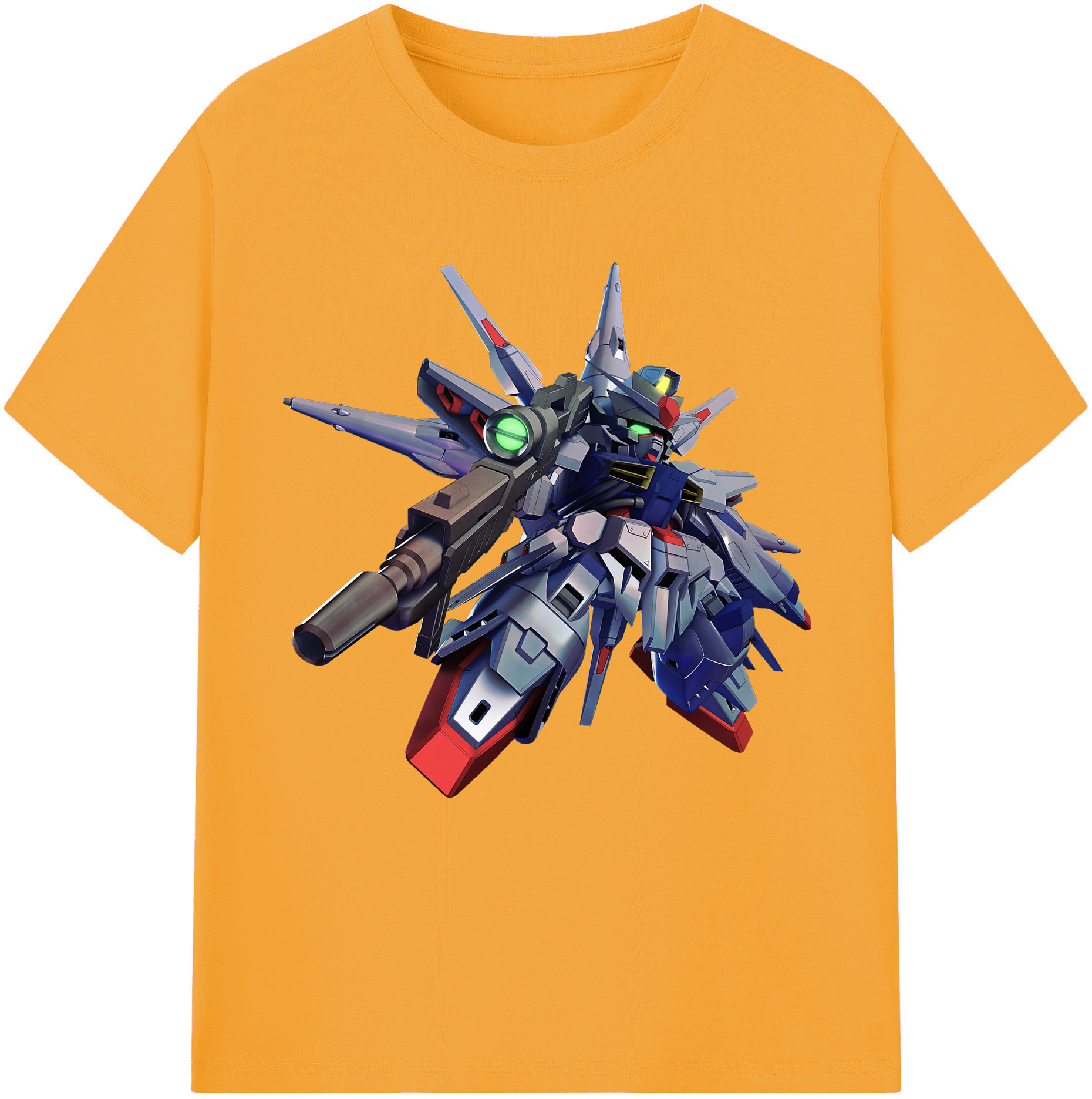 （画像用） 機動戦士ガンダム Mobile Suit Gundam レディースカジュアルプリントTシャツ（綿100％）
