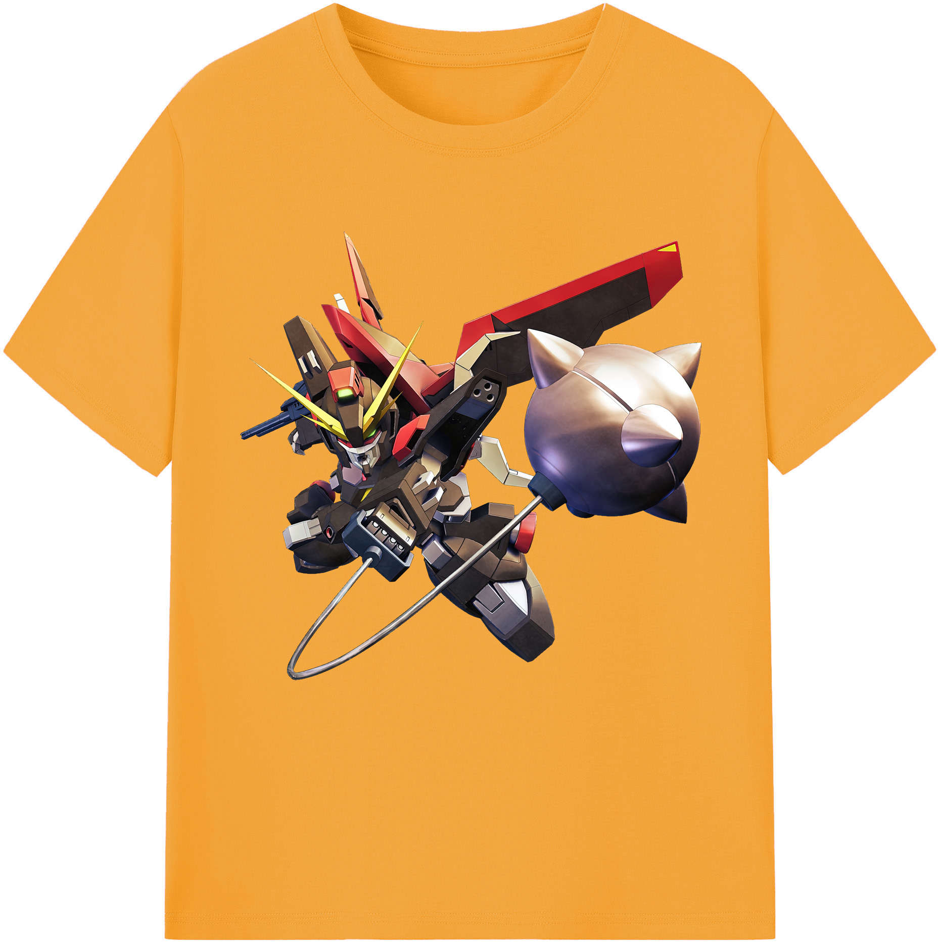 （画像用） 機動戦士ガンダム Mobile Suit Gundam レディースカジュアルプリントTシャツ（綿100％）