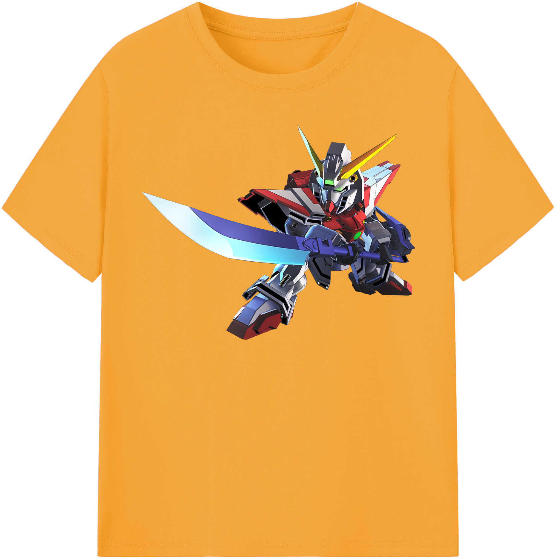 （画像用） 機動戦士ガンダム Mobile Suit Gundam レディースカジュアルプリントTシャツ（綿100％）