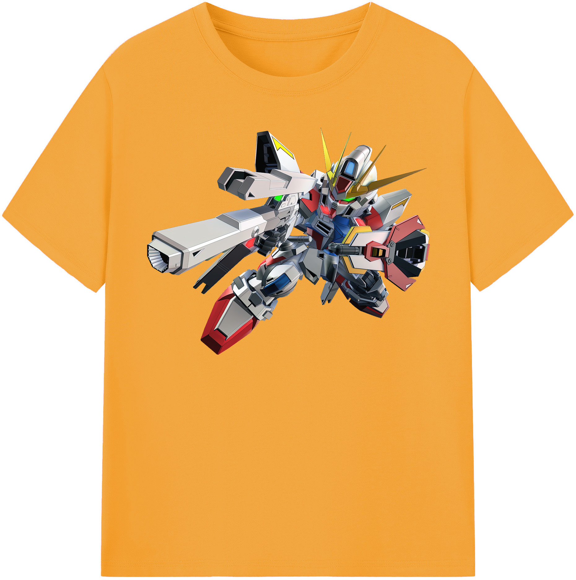 （画像用） 機動戦士ガンダム Mobile Suit Gundam レディースカジュアルプリントTシャツ（綿100％）