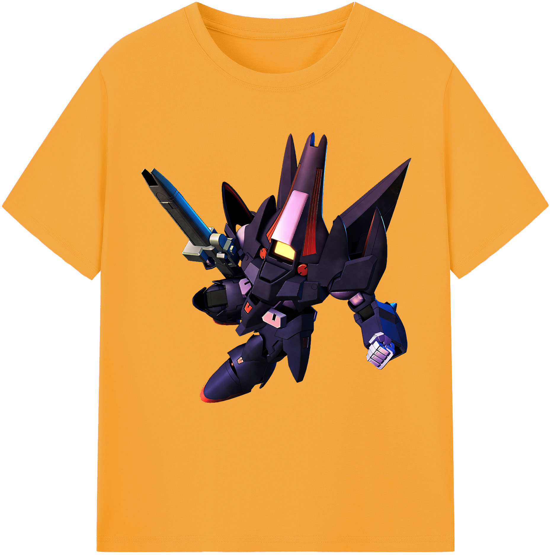 （画像用） 機動戦士ガンダム Mobile Suit Gundam レディースカジュアルプリントTシャツ（綿100％）