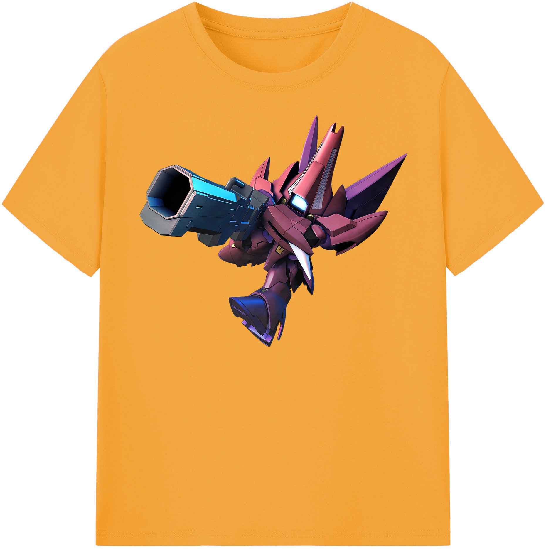 （画像用） 機動戦士ガンダム Mobile Suit Gundam レディースカジュアルプリントTシャツ（綿100％）