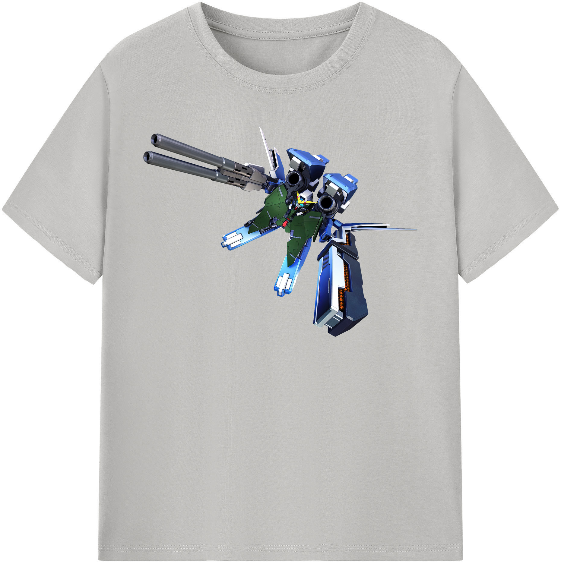 （画像用） 機動戦士ガンダム Mobile Suit Gundam レディースカジュアルプリントTシャツ（綿100％）