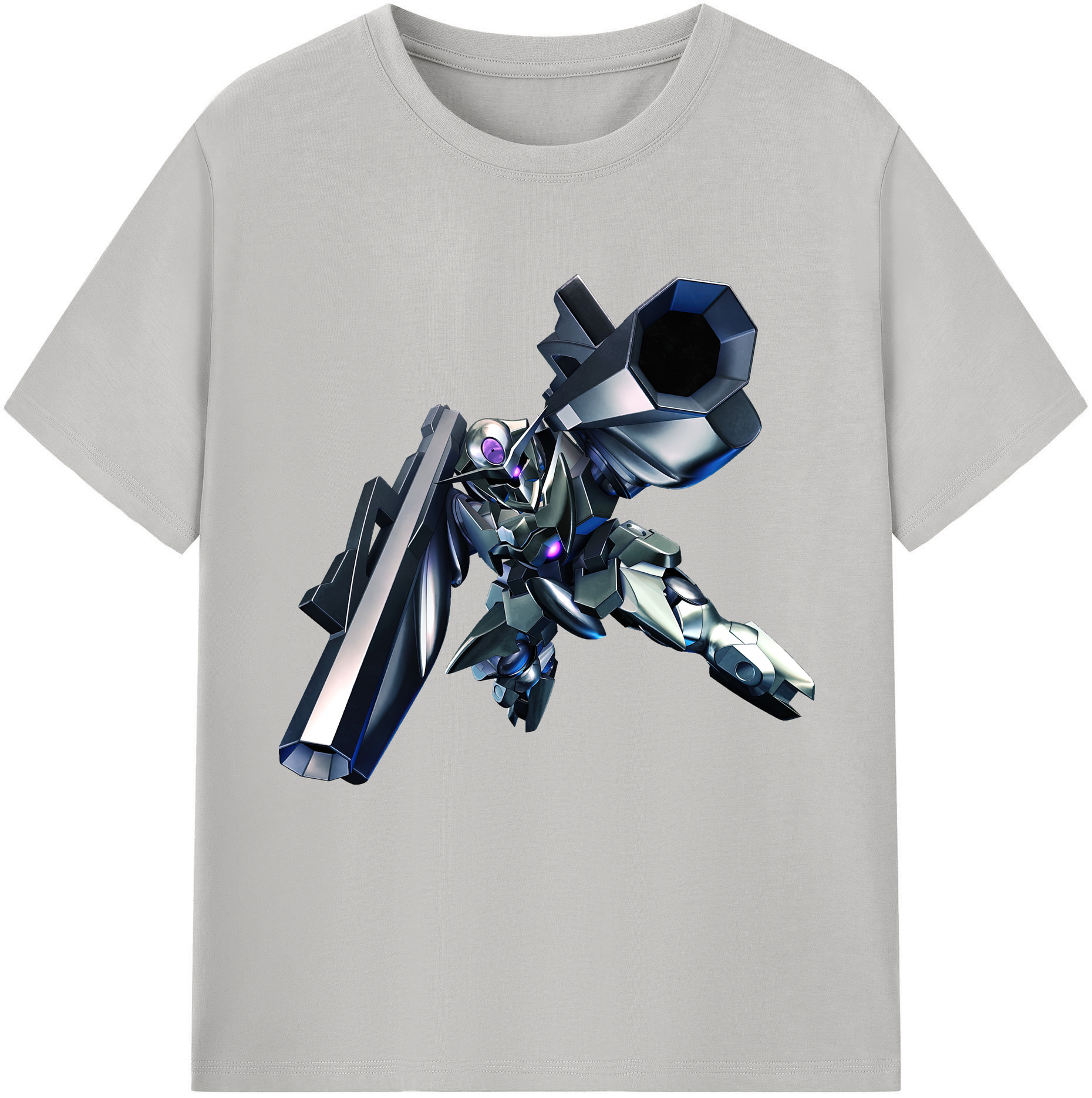 （画像用） 機動戦士ガンダム Mobile Suit Gundam レディースカジュアルプリントTシャツ（綿100％）