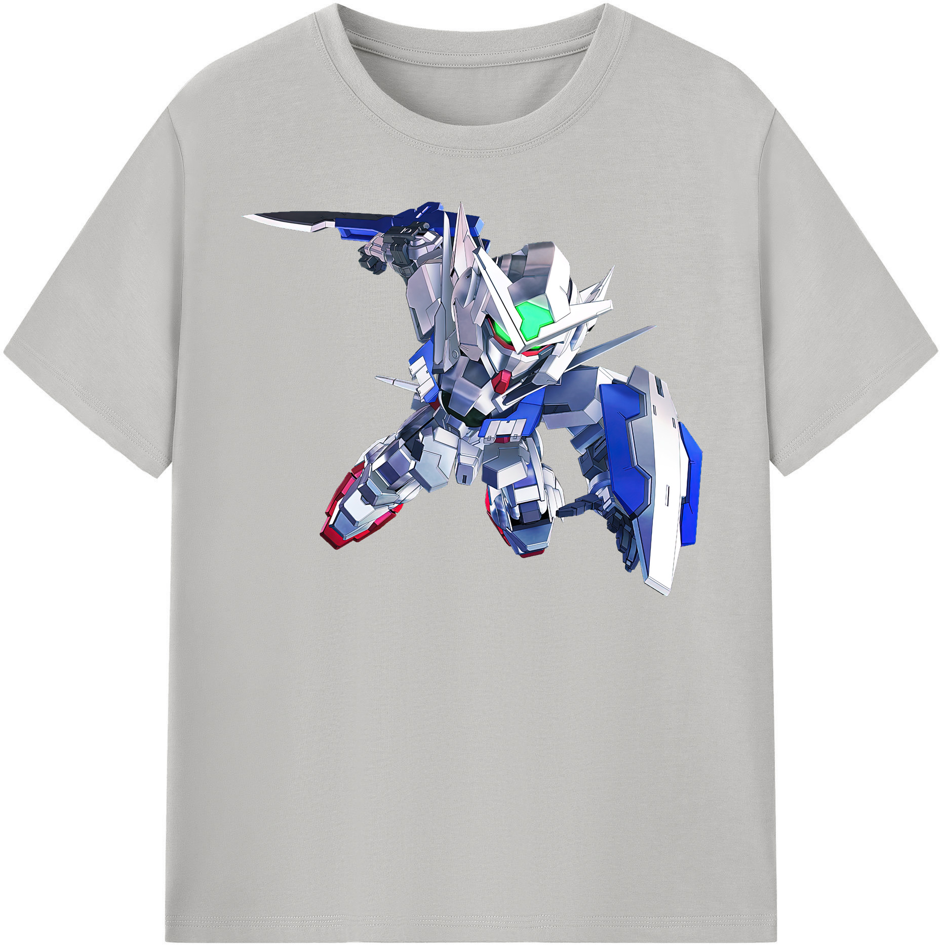 （画像用） 機動戦士ガンダム Mobile Suit Gundam レディースカジュアルプリントTシャツ（綿100％）