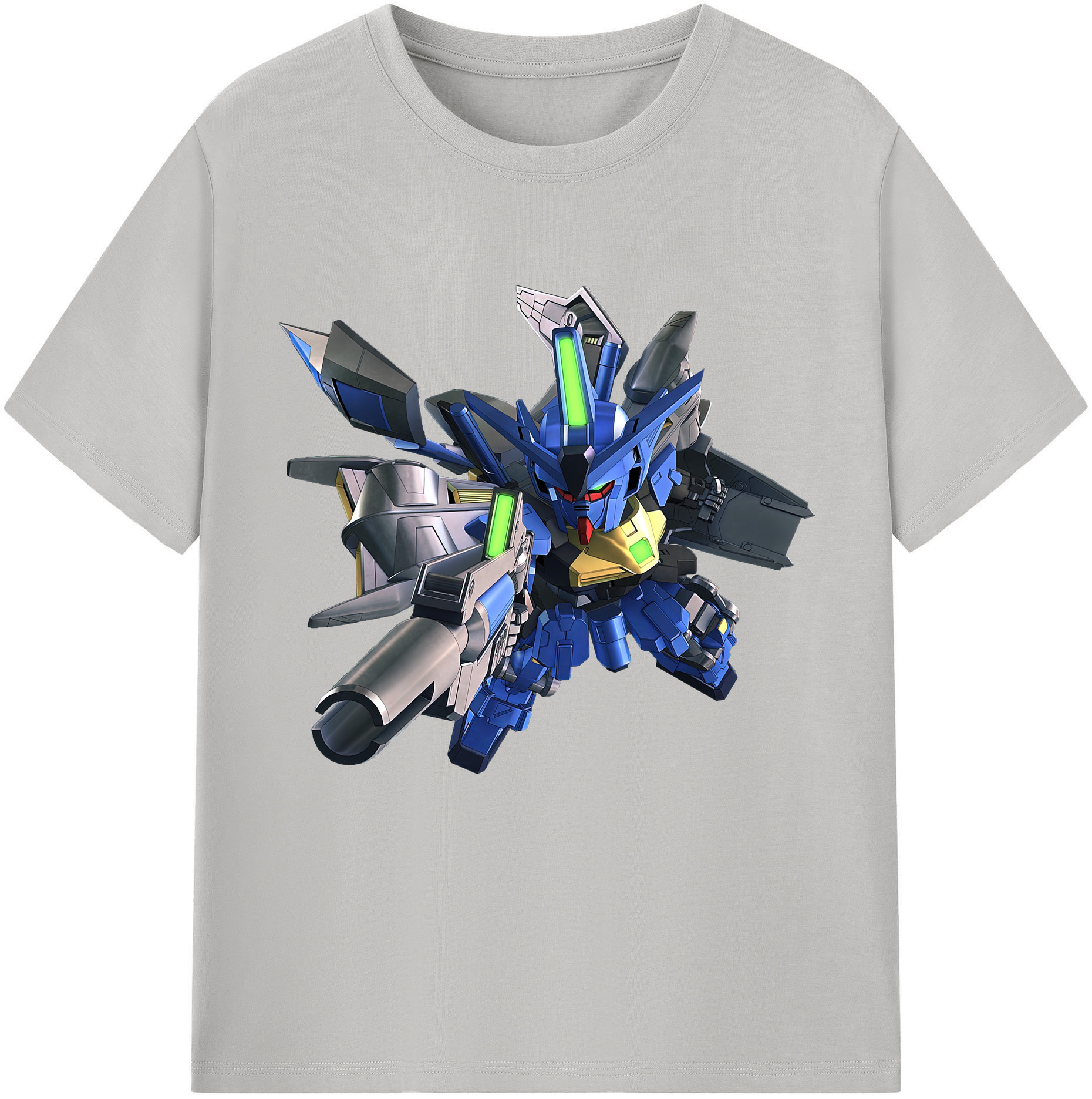 （画像用） 機動戦士ガンダム Mobile Suit Gundam レディースカジュアルプリントTシャツ（綿100％）