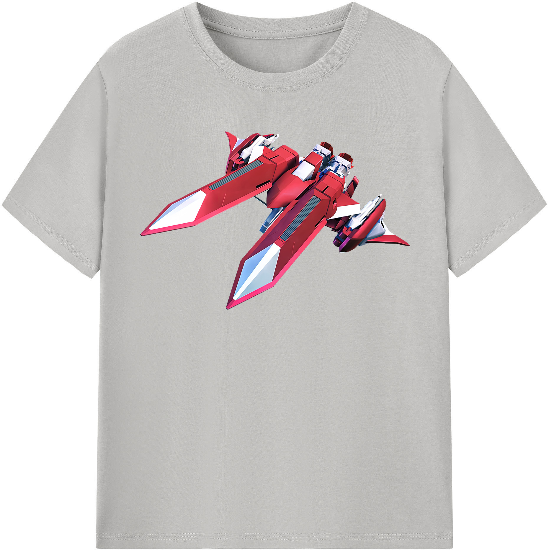 （画像用） 機動戦士ガンダム Mobile Suit Gundam レディースカジュアルプリントTシャツ（綿100％）