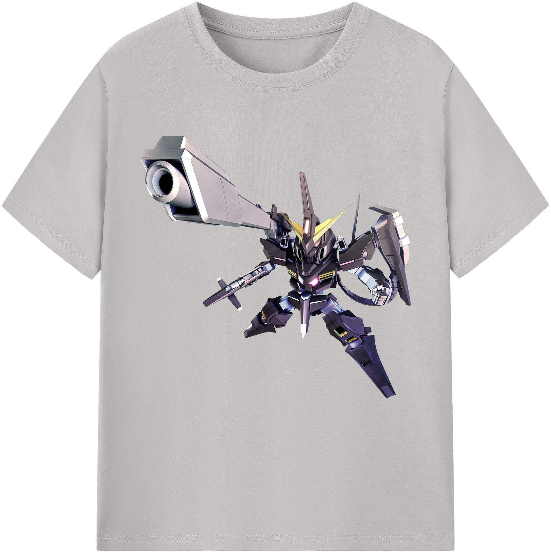 （画像用） 機動戦士ガンダム Mobile Suit Gundam レディースカジュアルプリントTシャツ（綿100％）