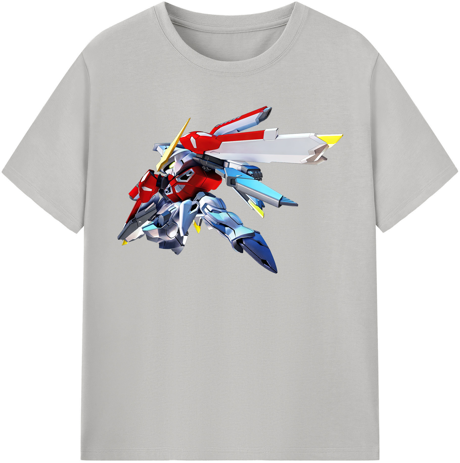 （画像用） 機動戦士ガンダム Mobile Suit Gundam レディースカジュアルプリントTシャツ（綿100％）